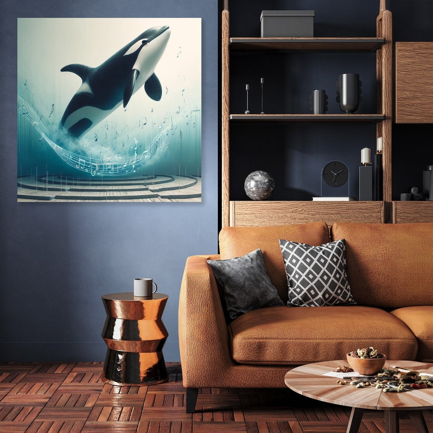 Orchestral Orca Canvas