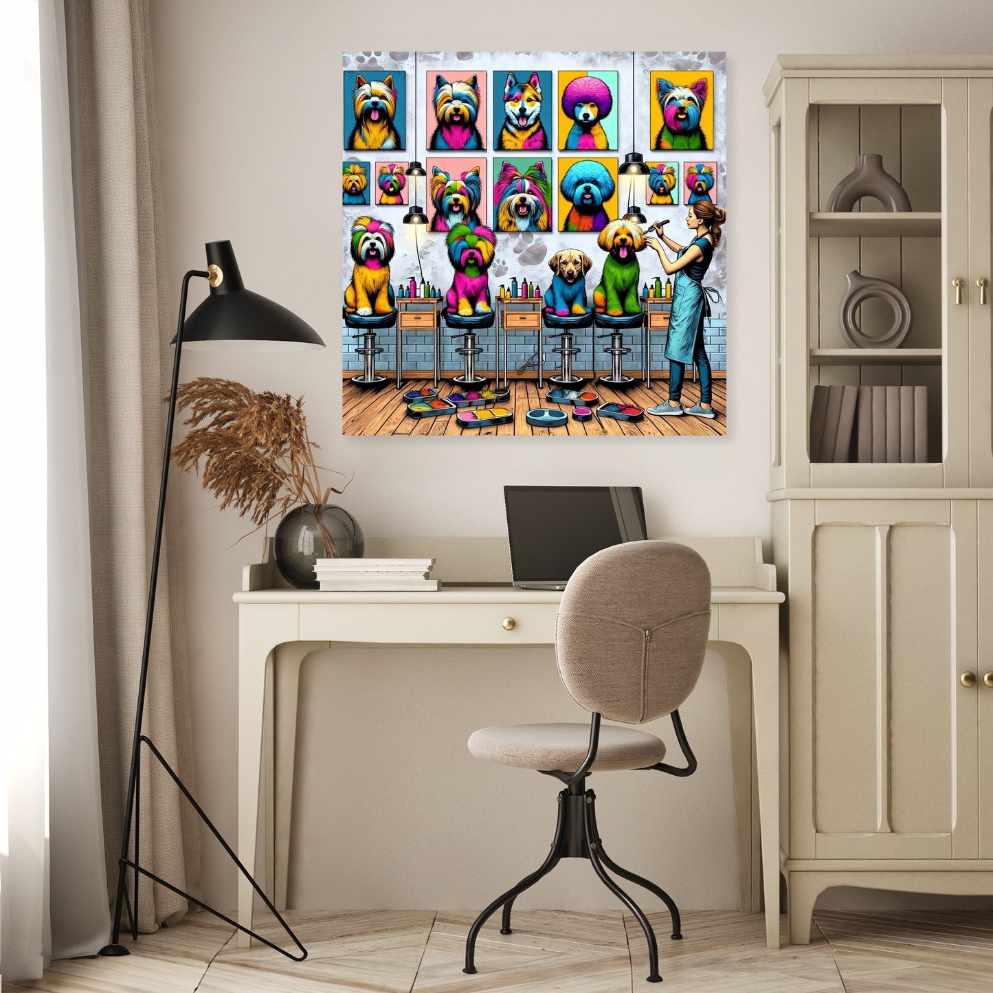 Pop Art Paws Canvas