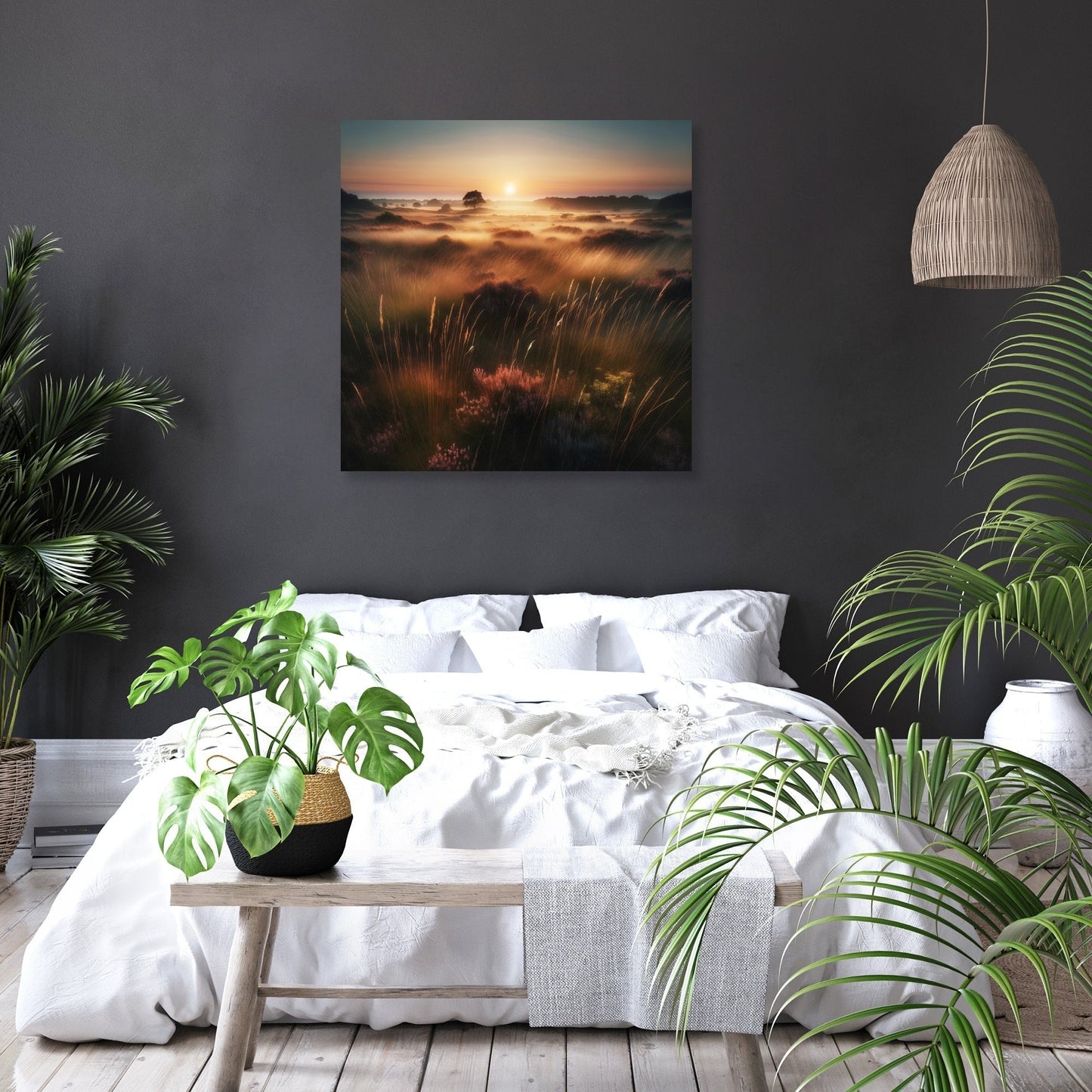 Golden Meadow Canvas