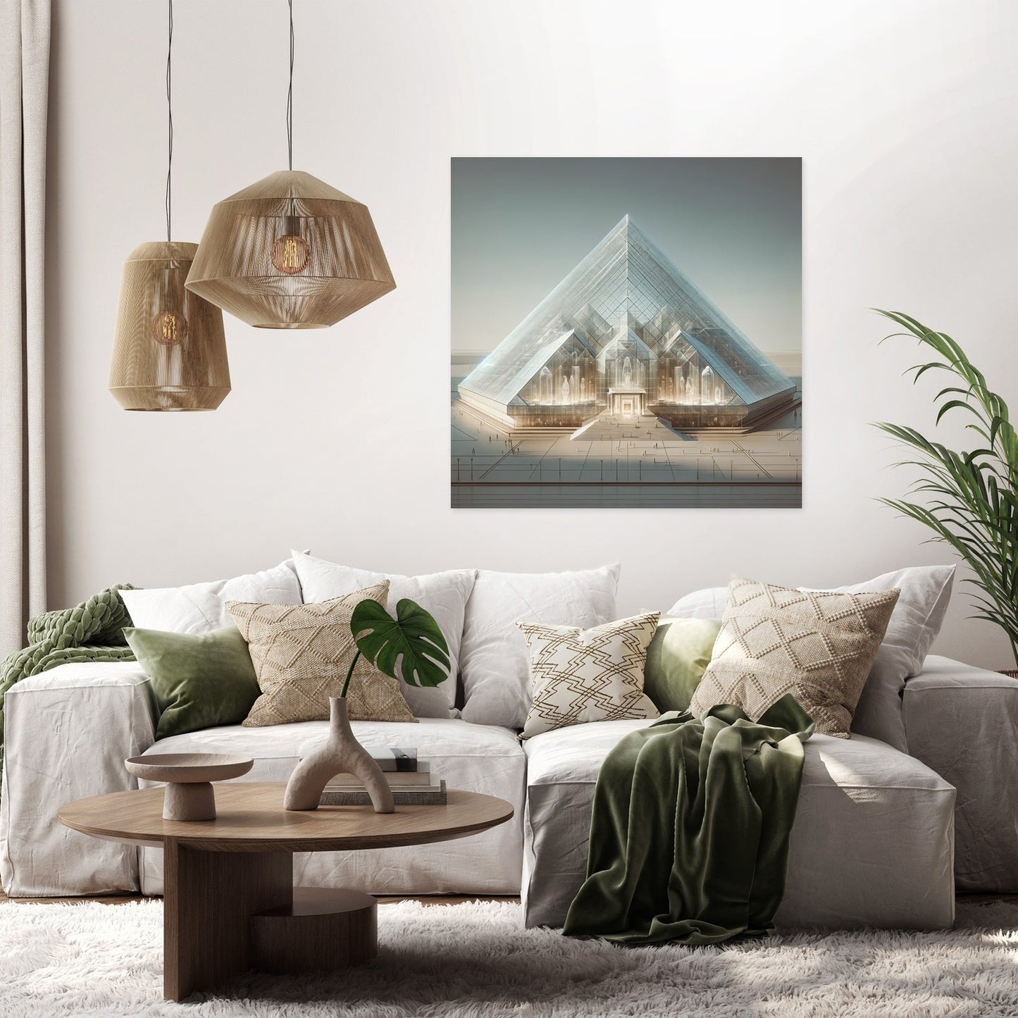 Future Pyramid Canvas