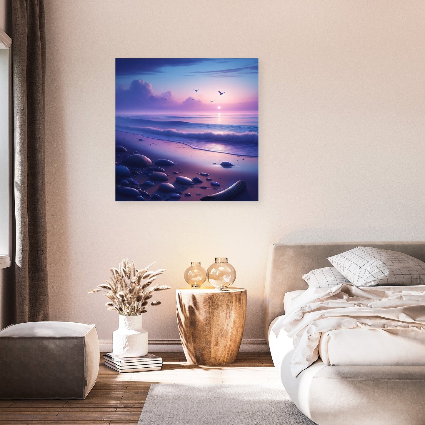 Dusk Beach Serenity Canvas