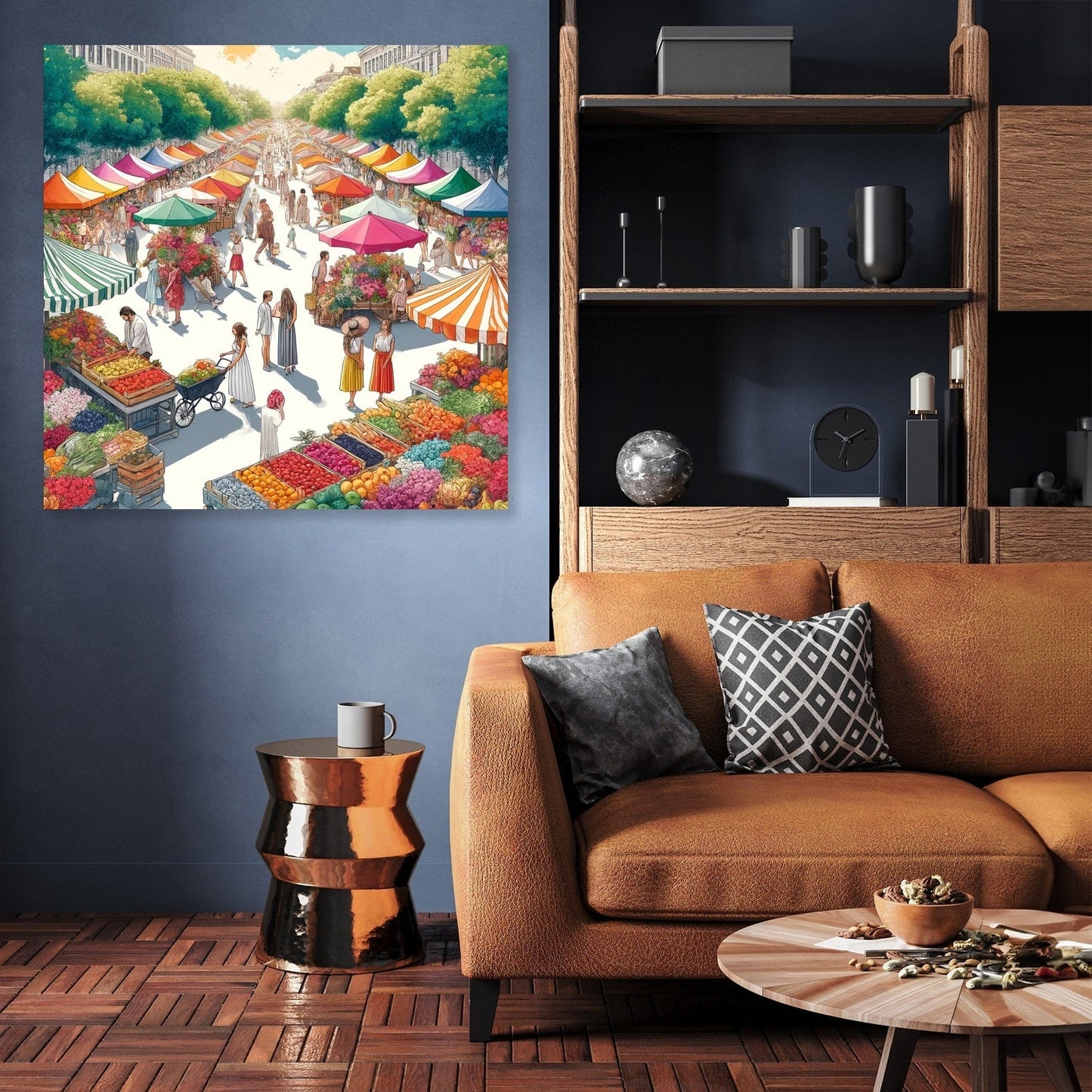 Market Vibrance Summer Canvas
