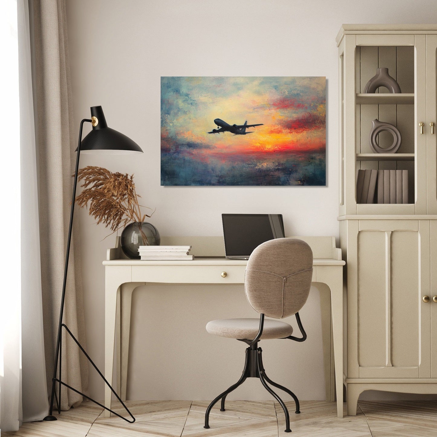 Melancholic Takeoff Canvas