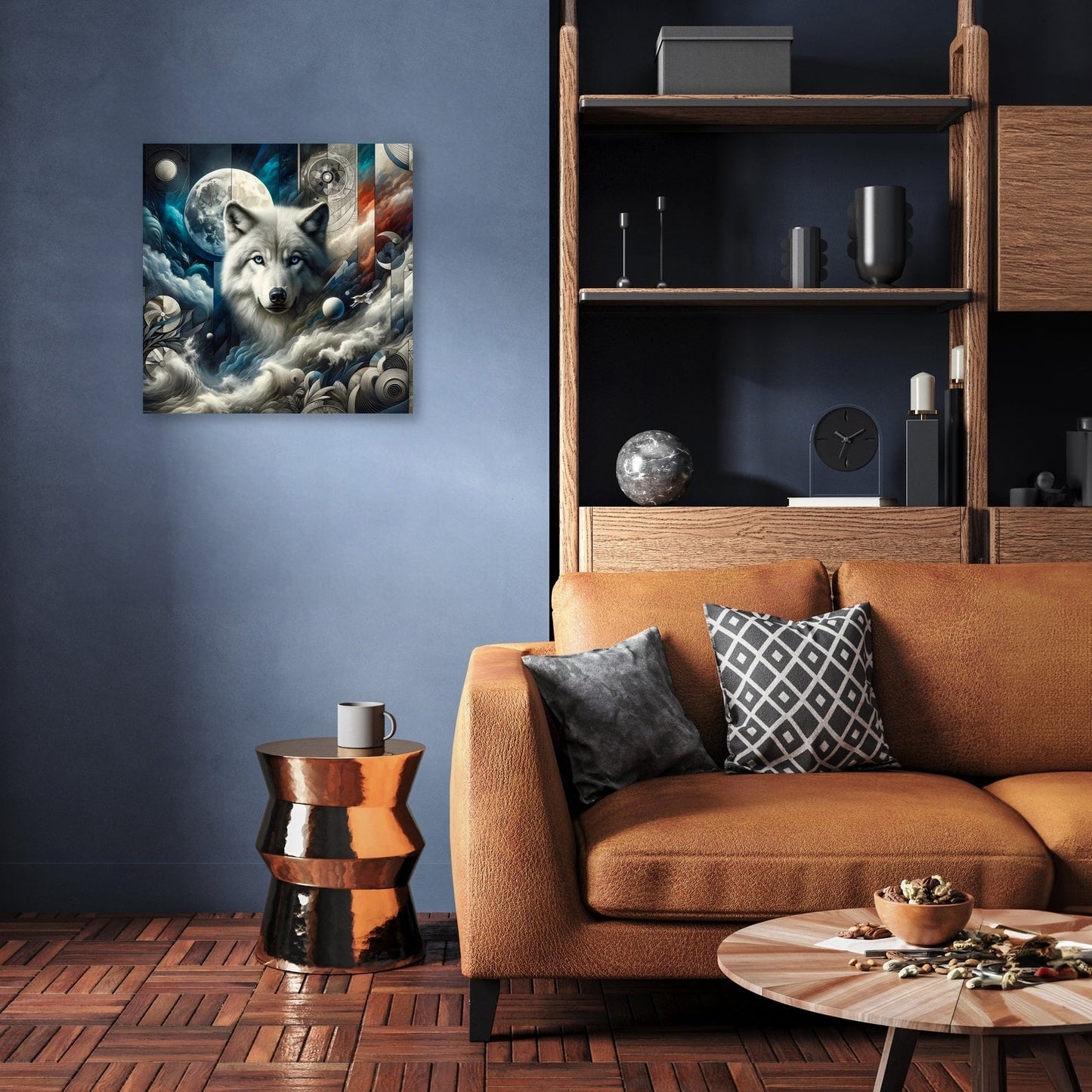Dreams of the Wild Wolf Canvas