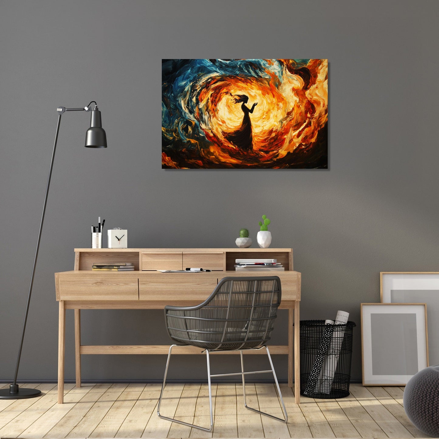 Flame Embrace Canvas