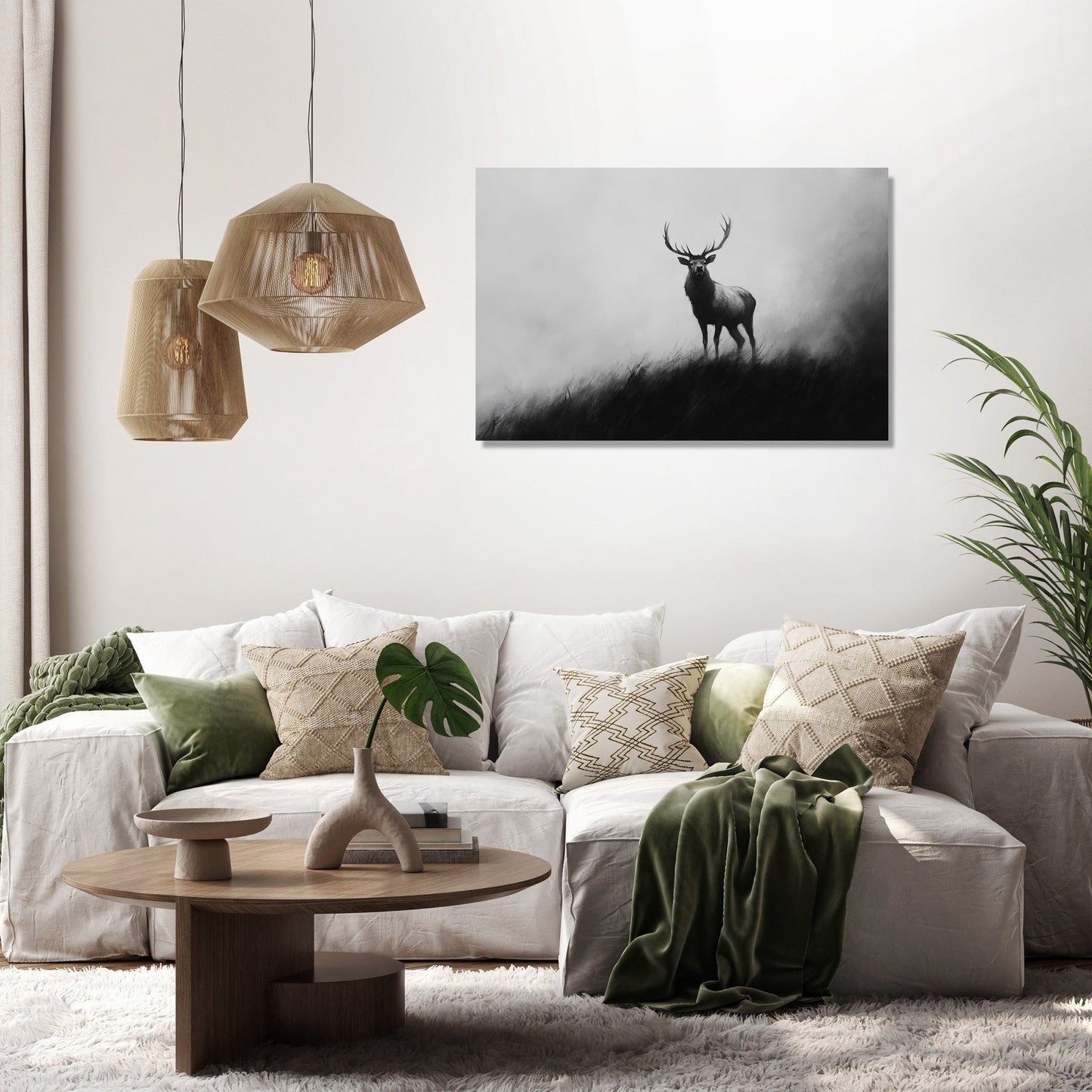 Ethereal Stag Canvas