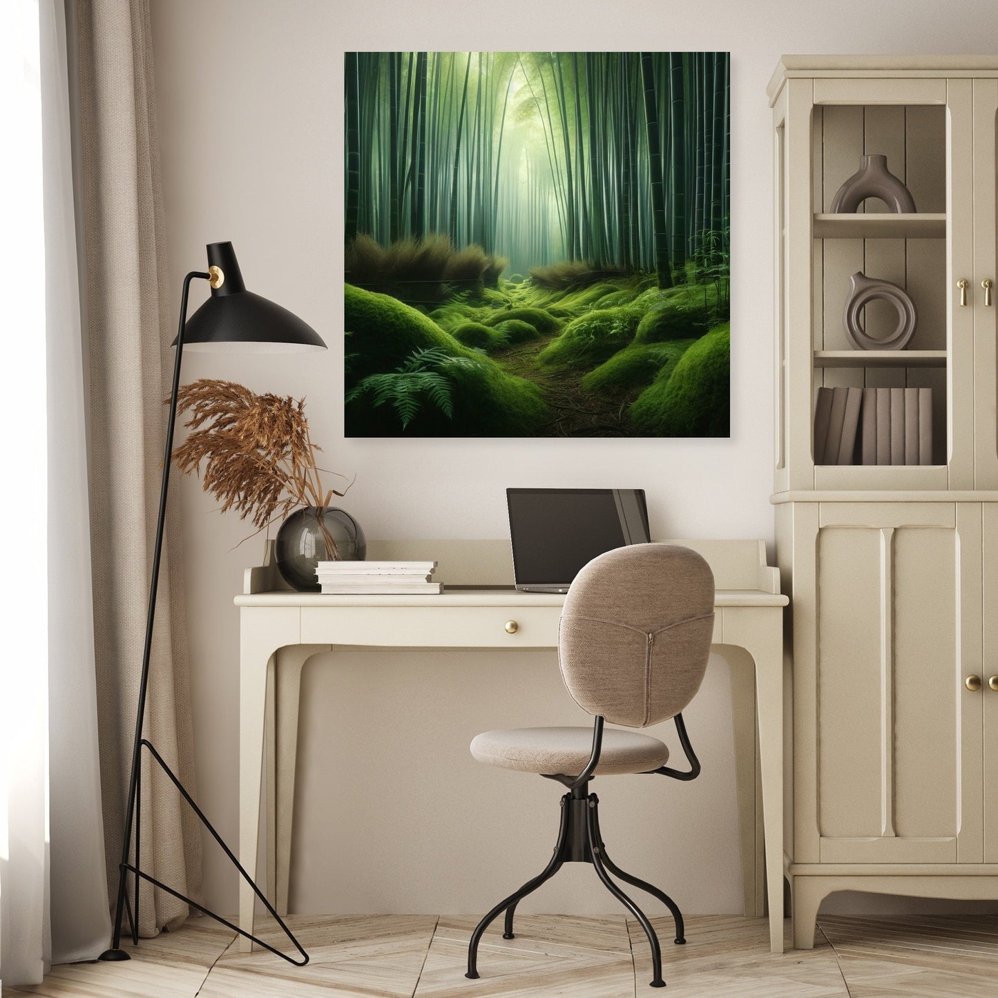 Tranquil Bamboo Grove Canvas