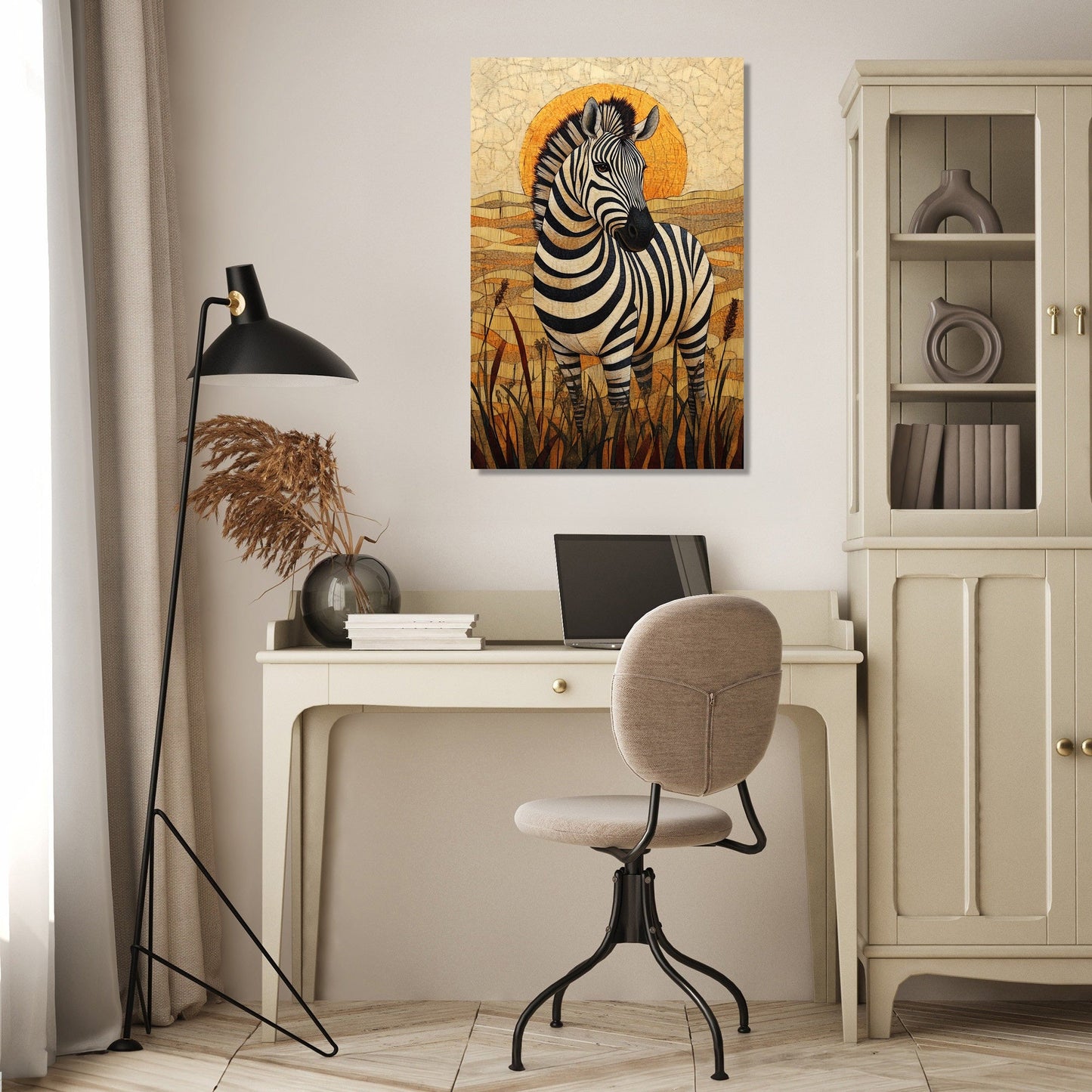 Zebra Elegance Canvas