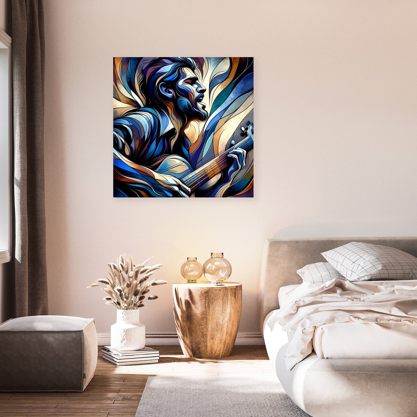 Passionate Guitarist Canvas