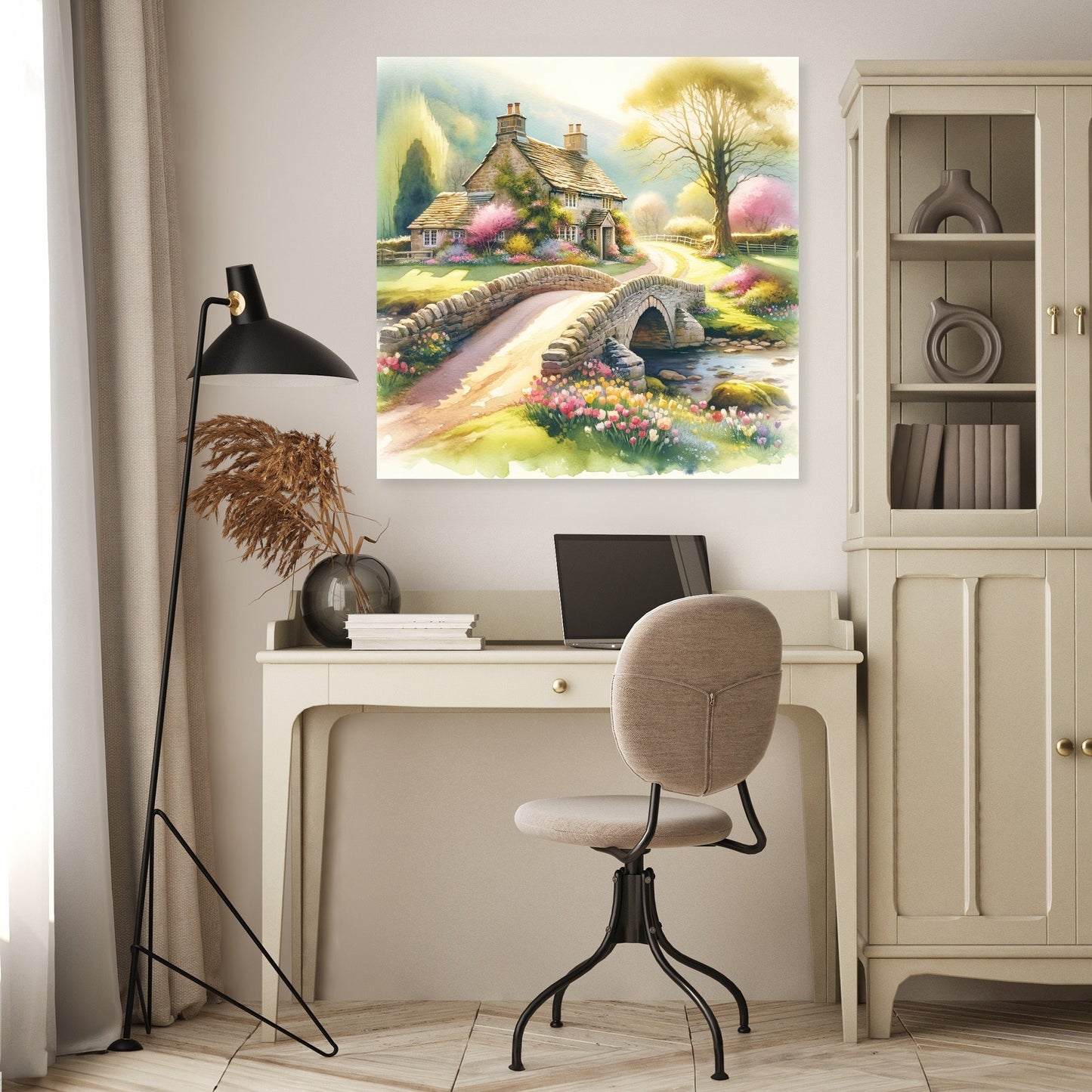 Springtime Stonebridge Retreat Canvas