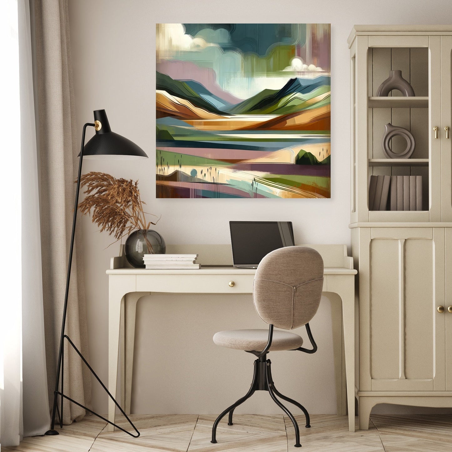 Dundee Highland Abstract Canvas