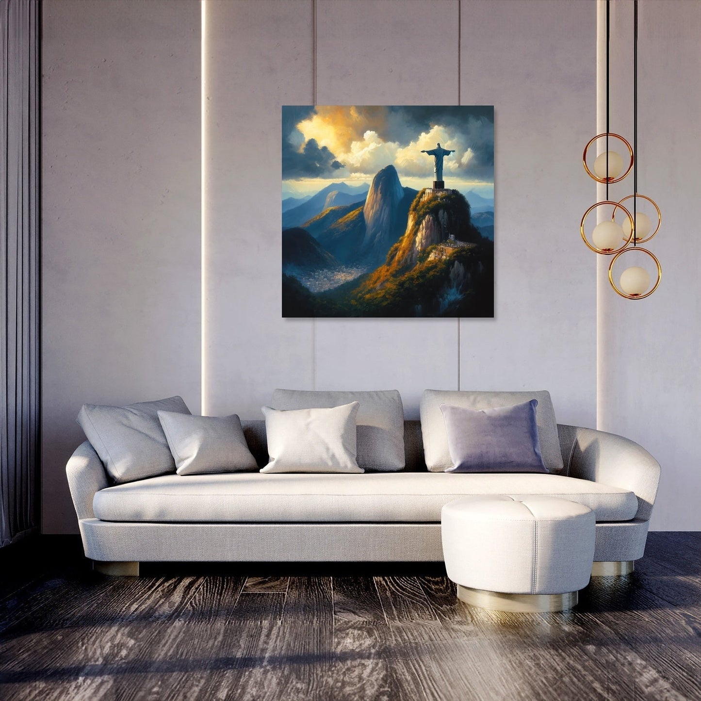 Corcovado Contrast Canvas