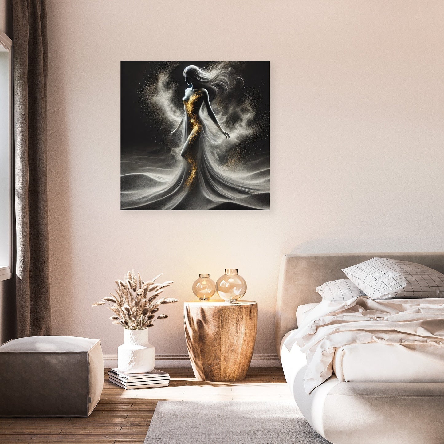 Ethereal Sand Woman Canvas