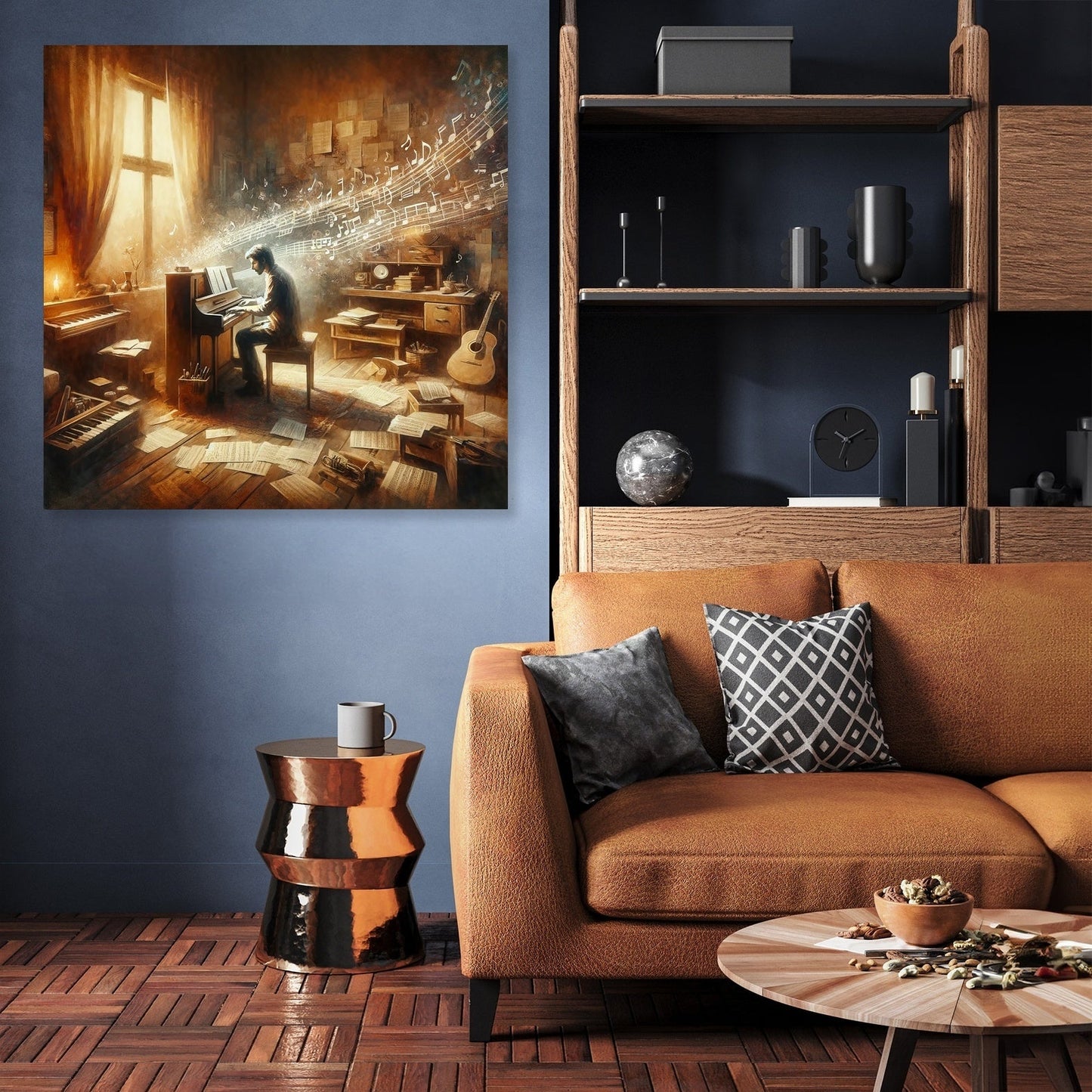Melodic Embrace Canvas