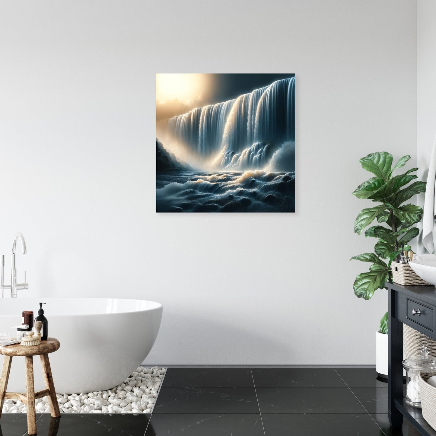Majestic Waterfall Canvas