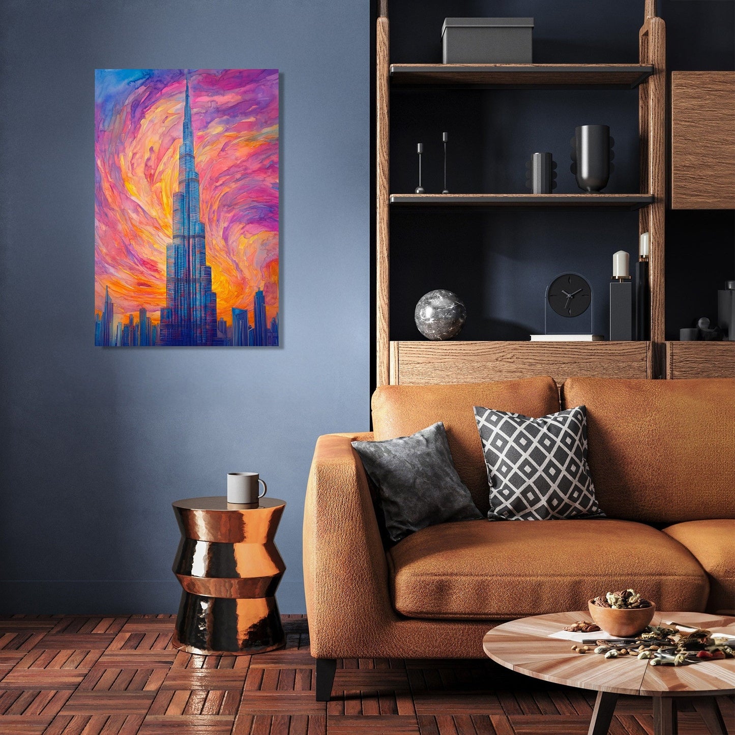 Burj Khalifa Sunset Canvas