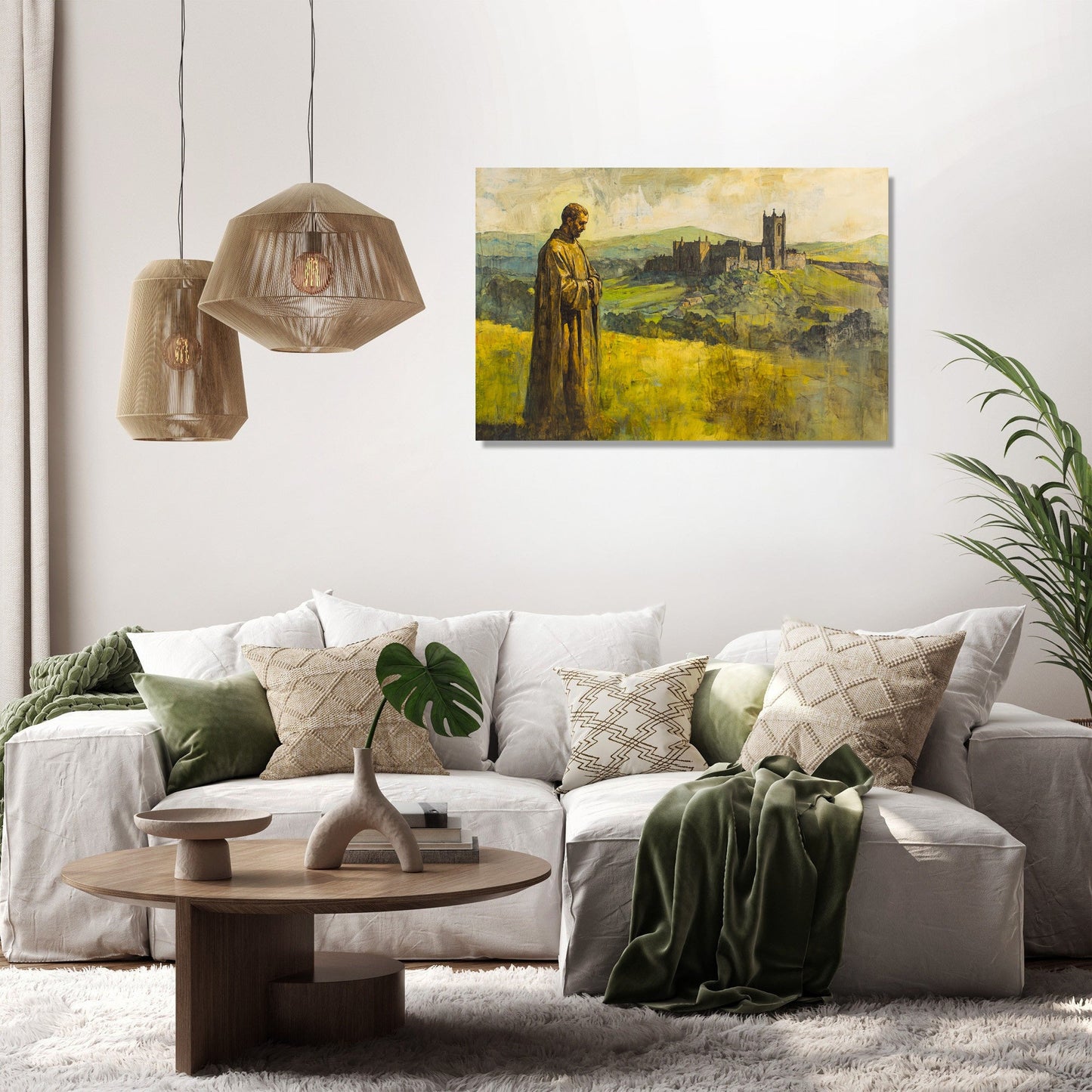 Saint David's Reverence Canvas