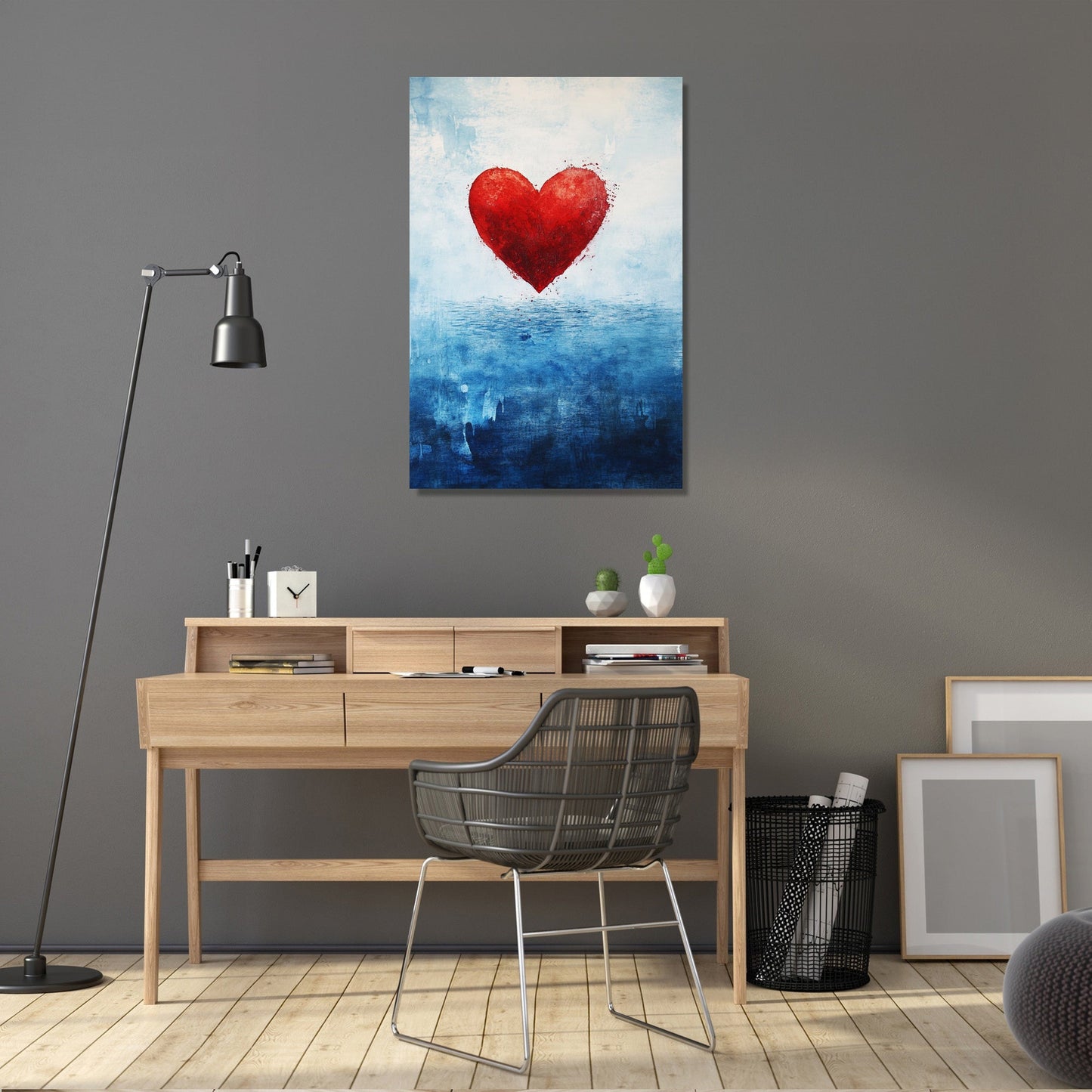 Crimson Heart at Ocean Canvas