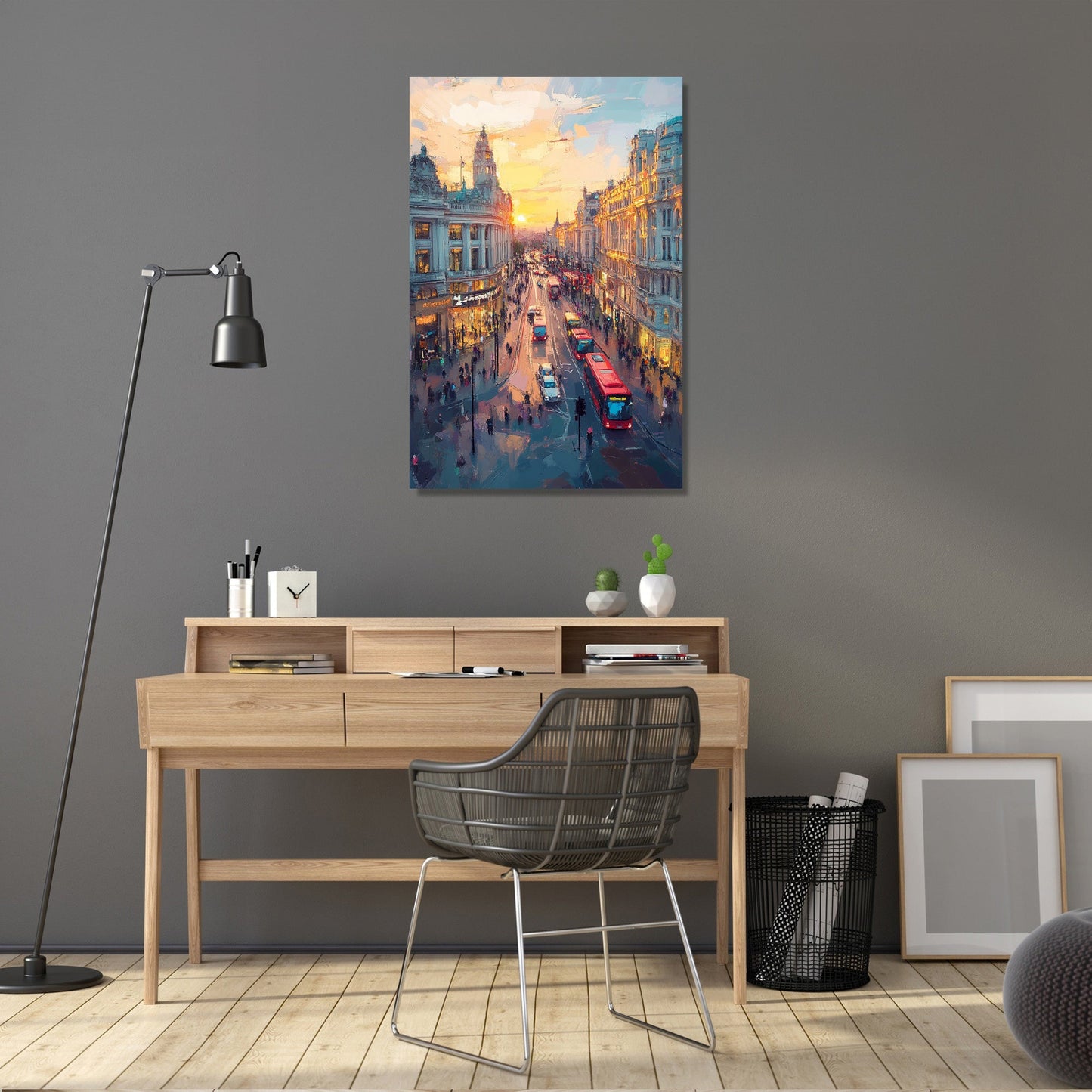 Oxford Street Light Canvas