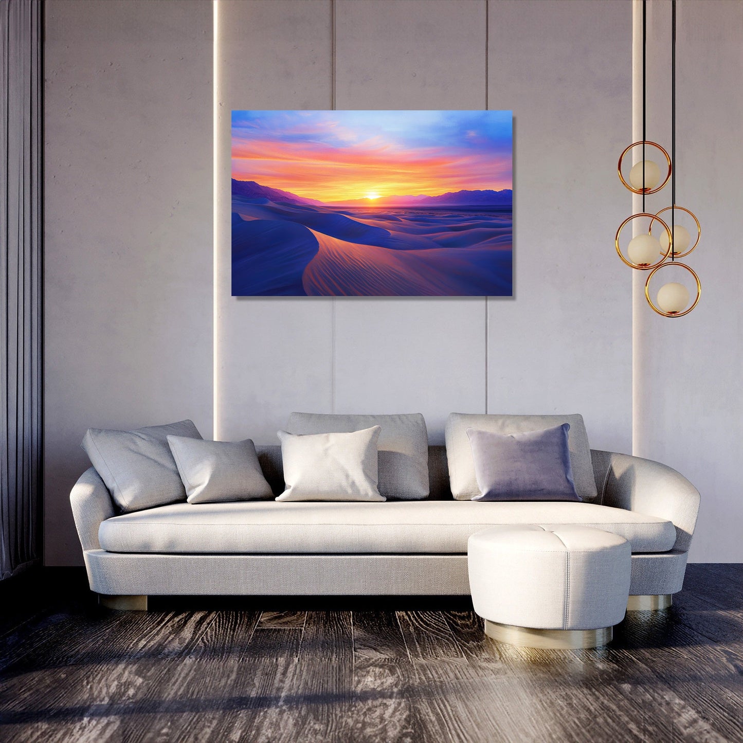 Sunset Illusion Canvas
