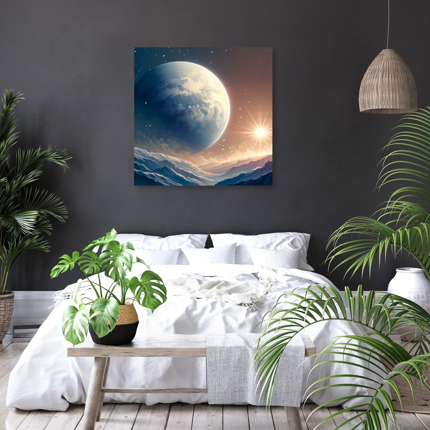 Planetary Serenity Canvas