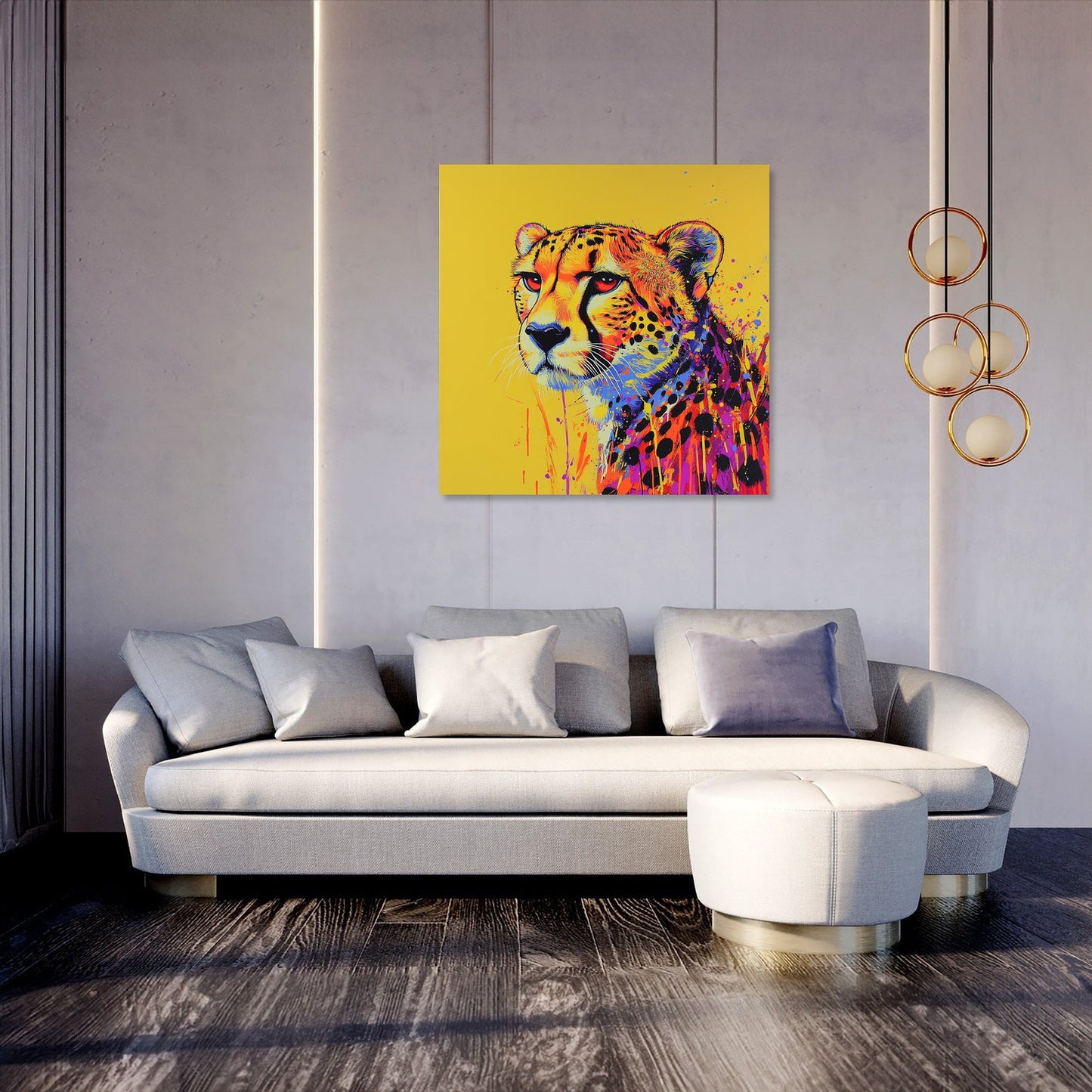 Cheetah Radiance Canvas