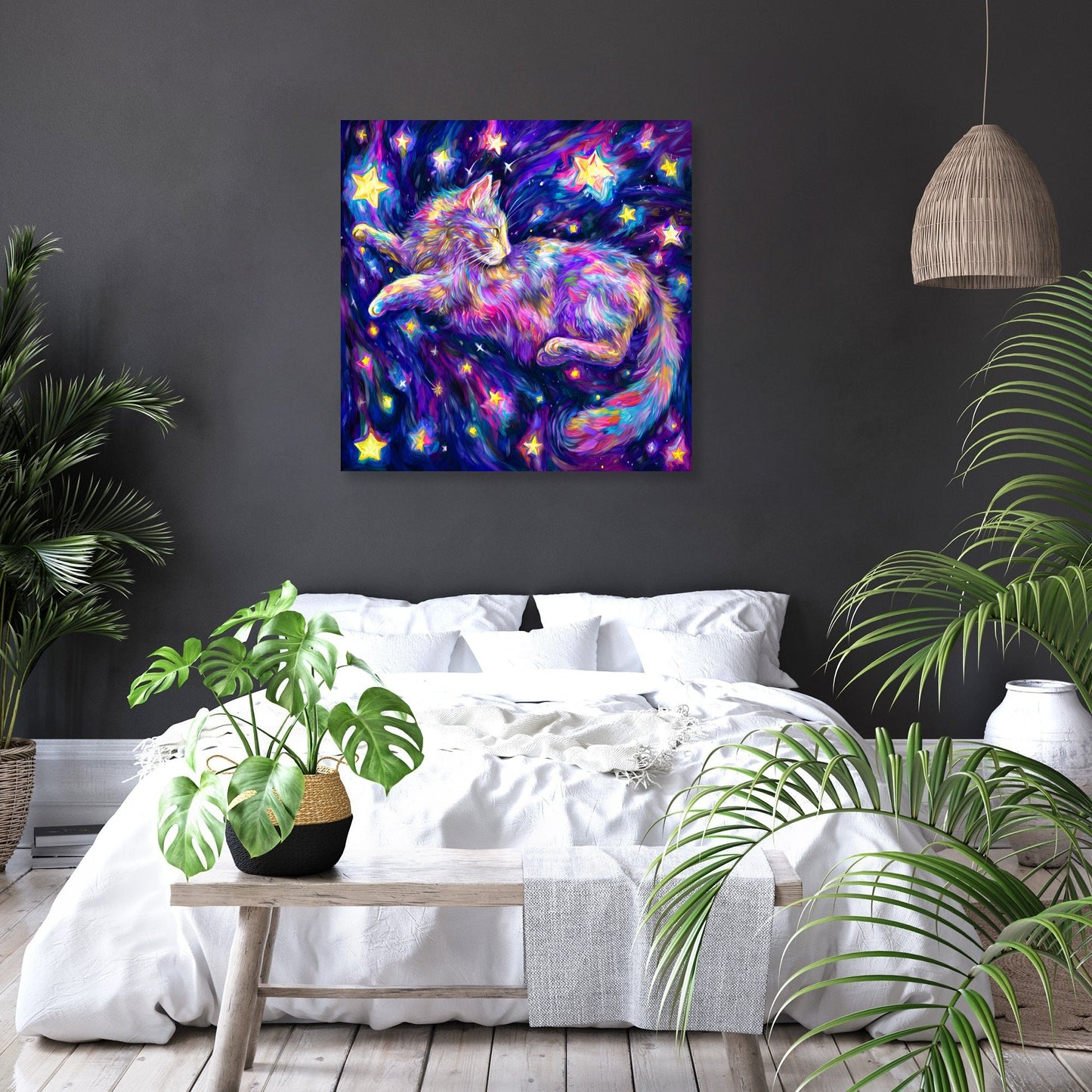Cosmic Cat Canvas