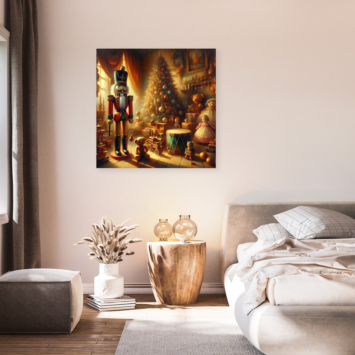 Nutcracker Nostalgia Morning Canvas