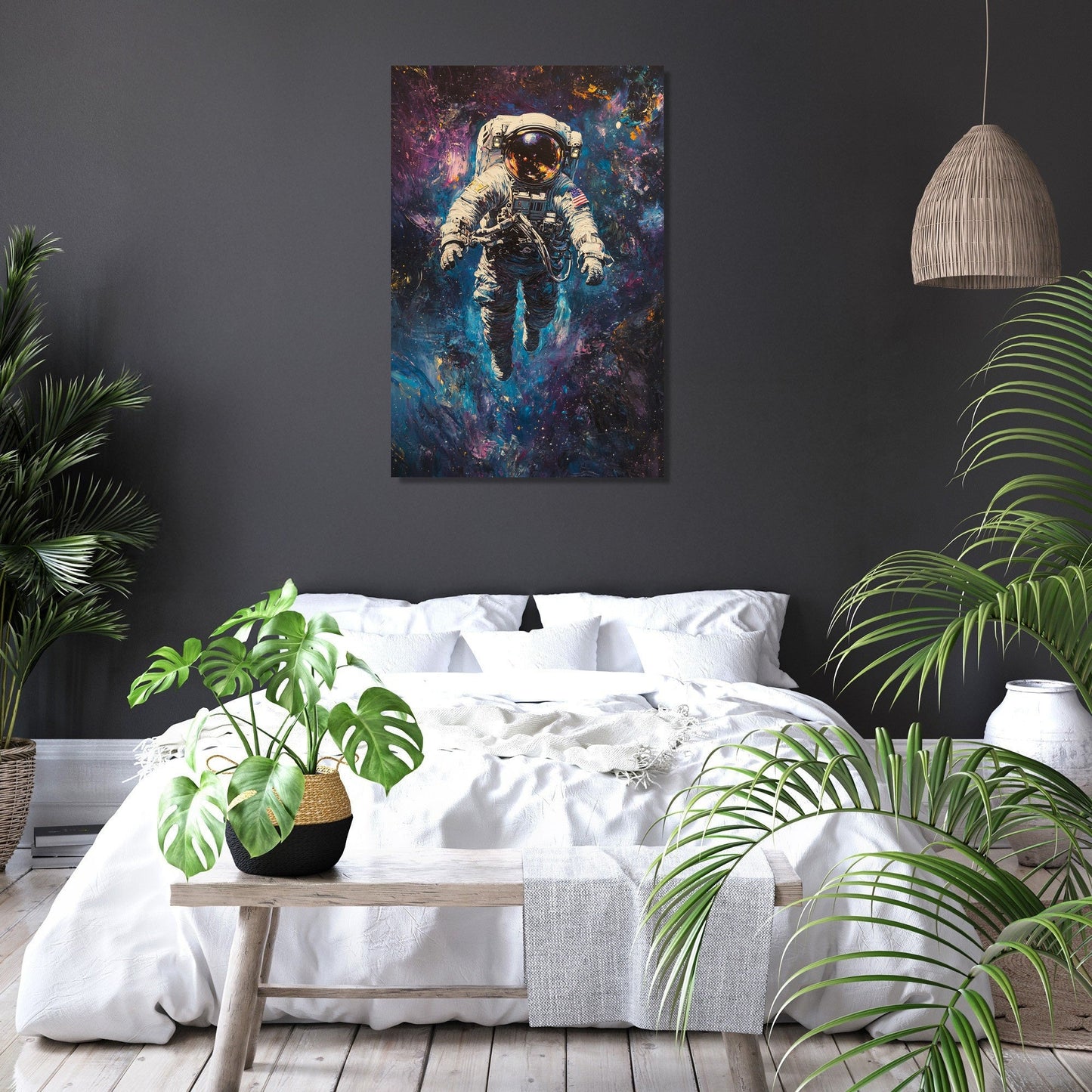 Astronaut's Solitude Canvas