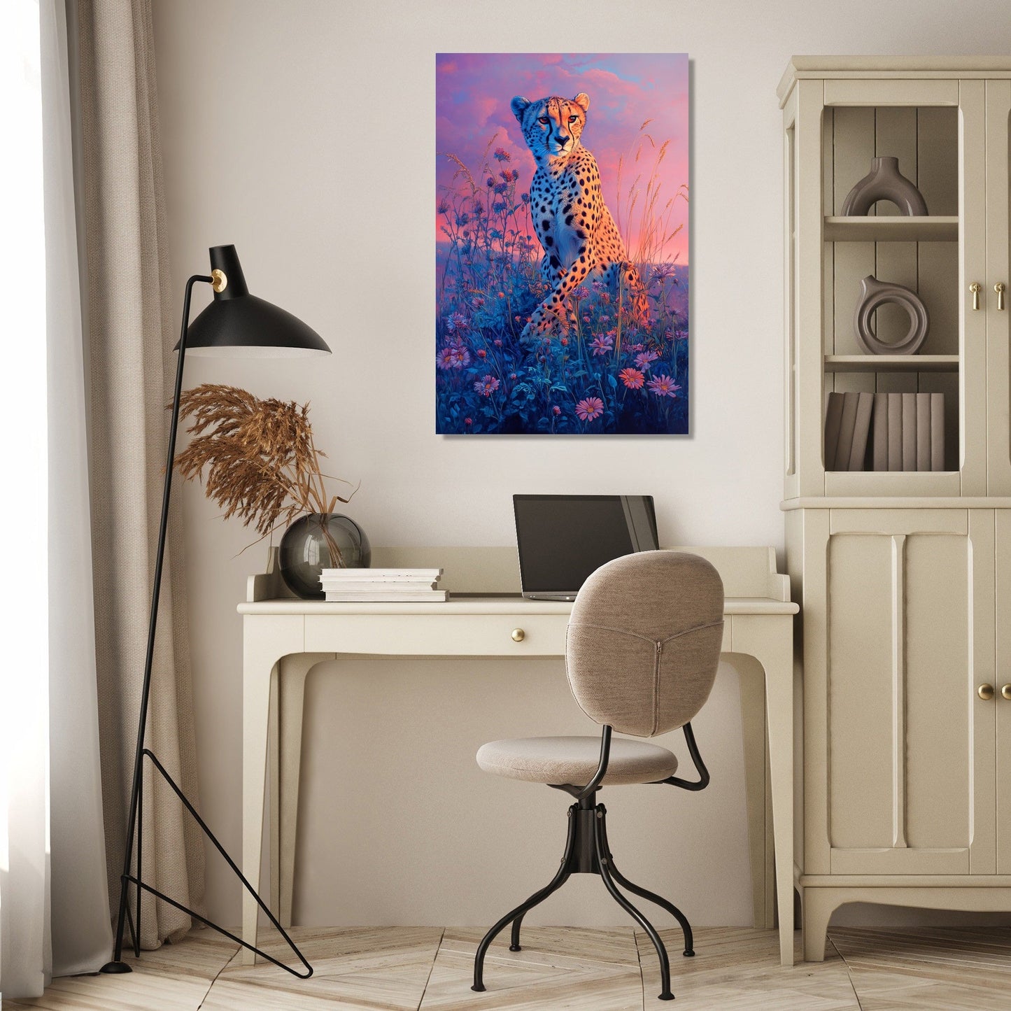 Cheetah Velocity Canvas