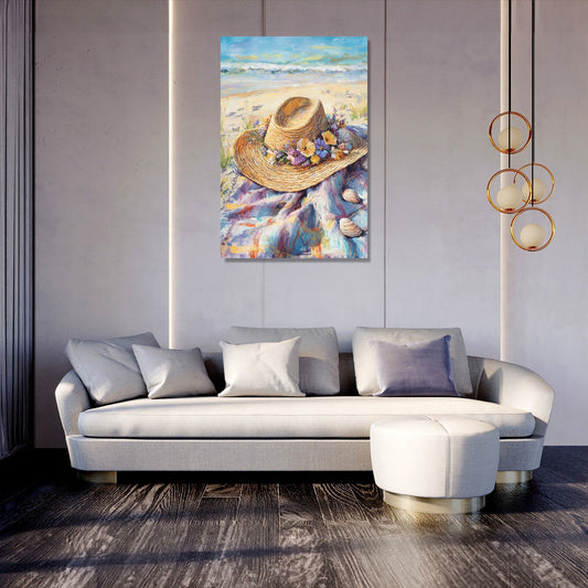 Summer Straw Hat Canvas