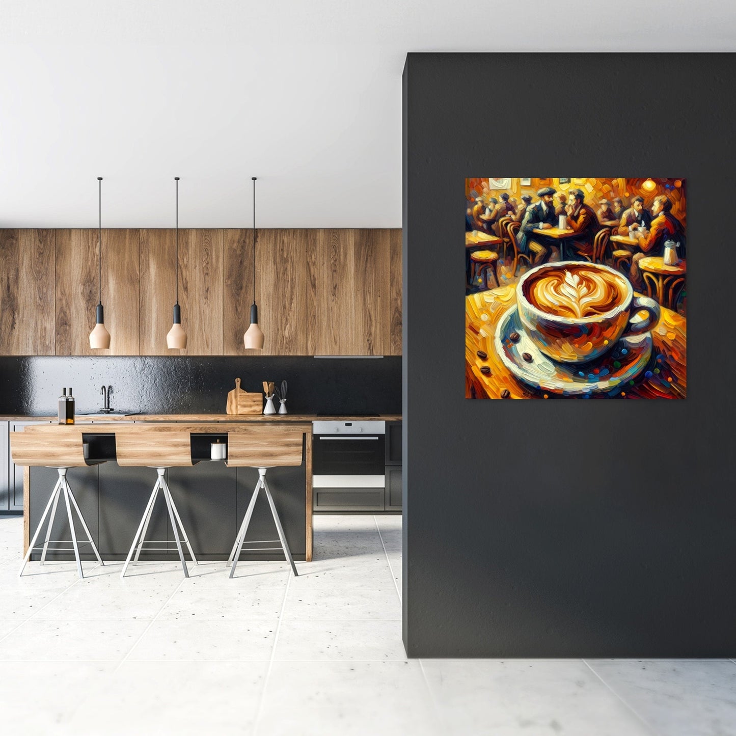 Enchanted Café Cappuccino Canvas