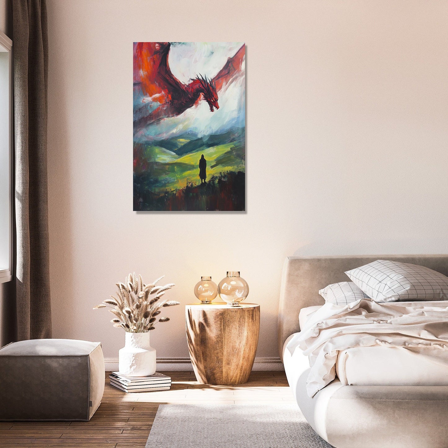 Welsh Dragon Majesty Canvas
