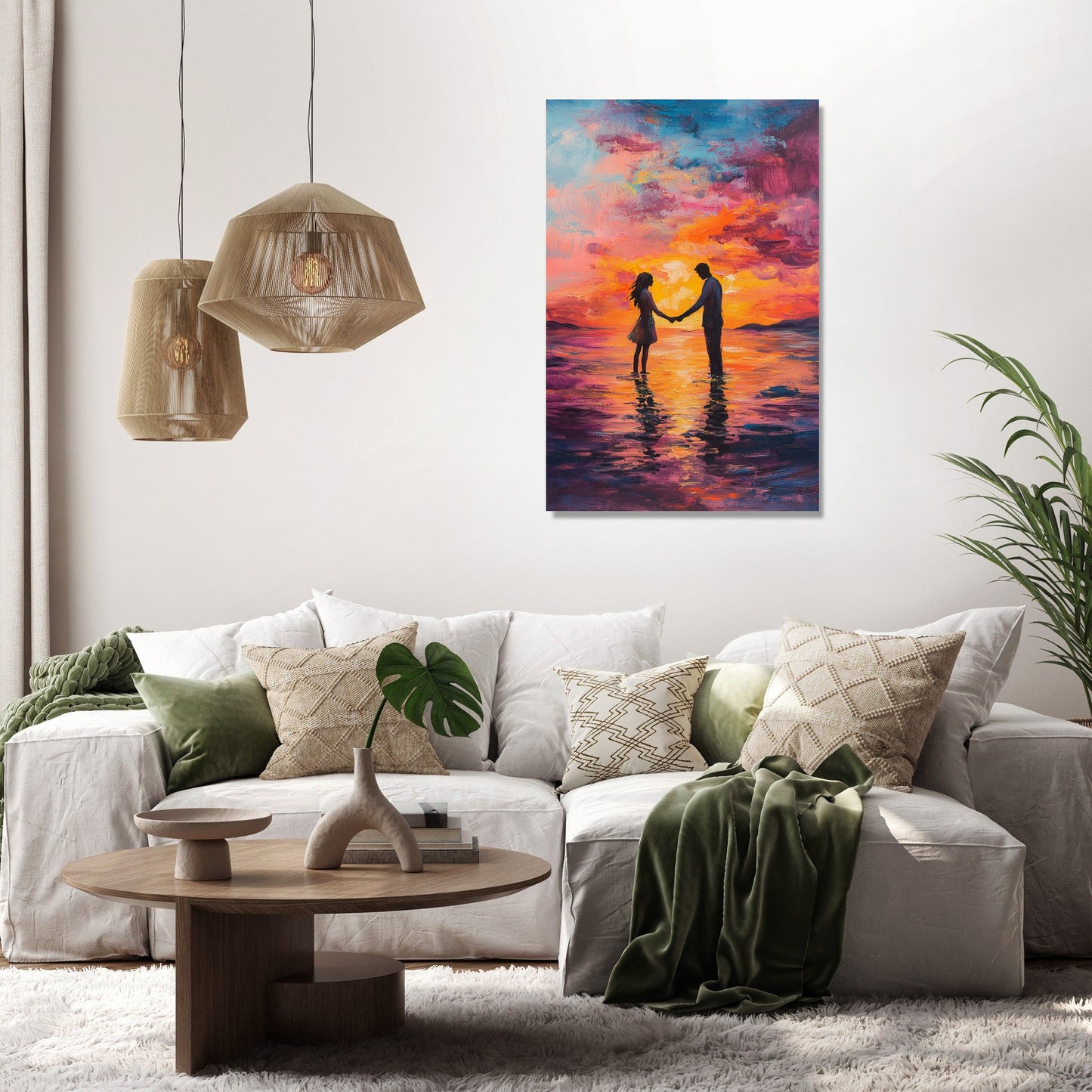 Sunset Silhouette Canvas