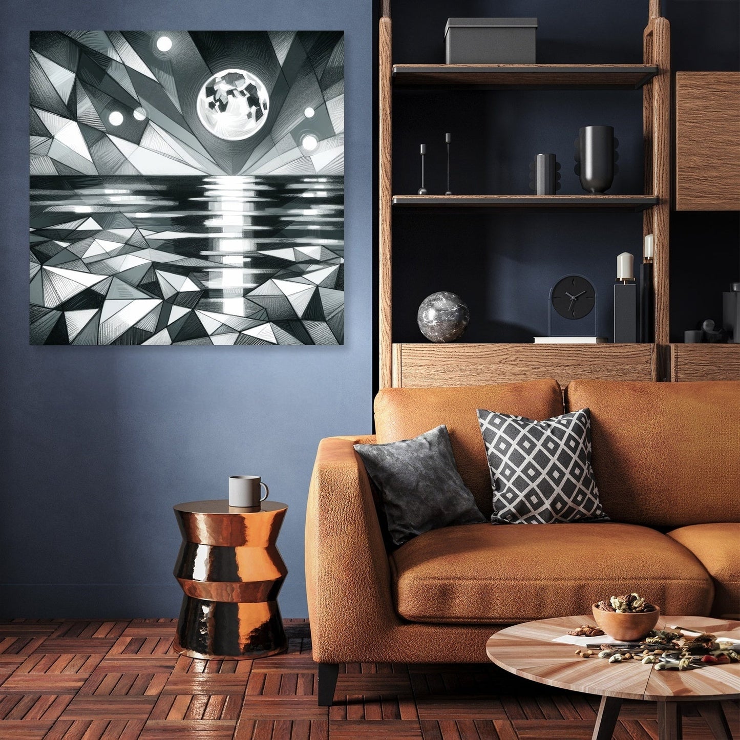 Lunar Reflections Canvas