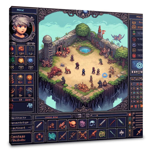 Pixel Quest Canvas