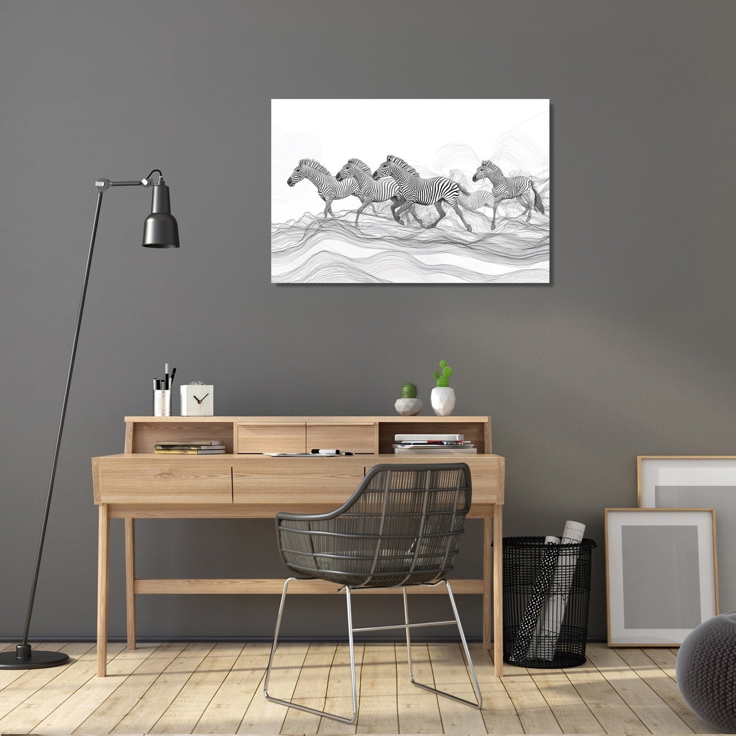 Zebra Plains Canvas