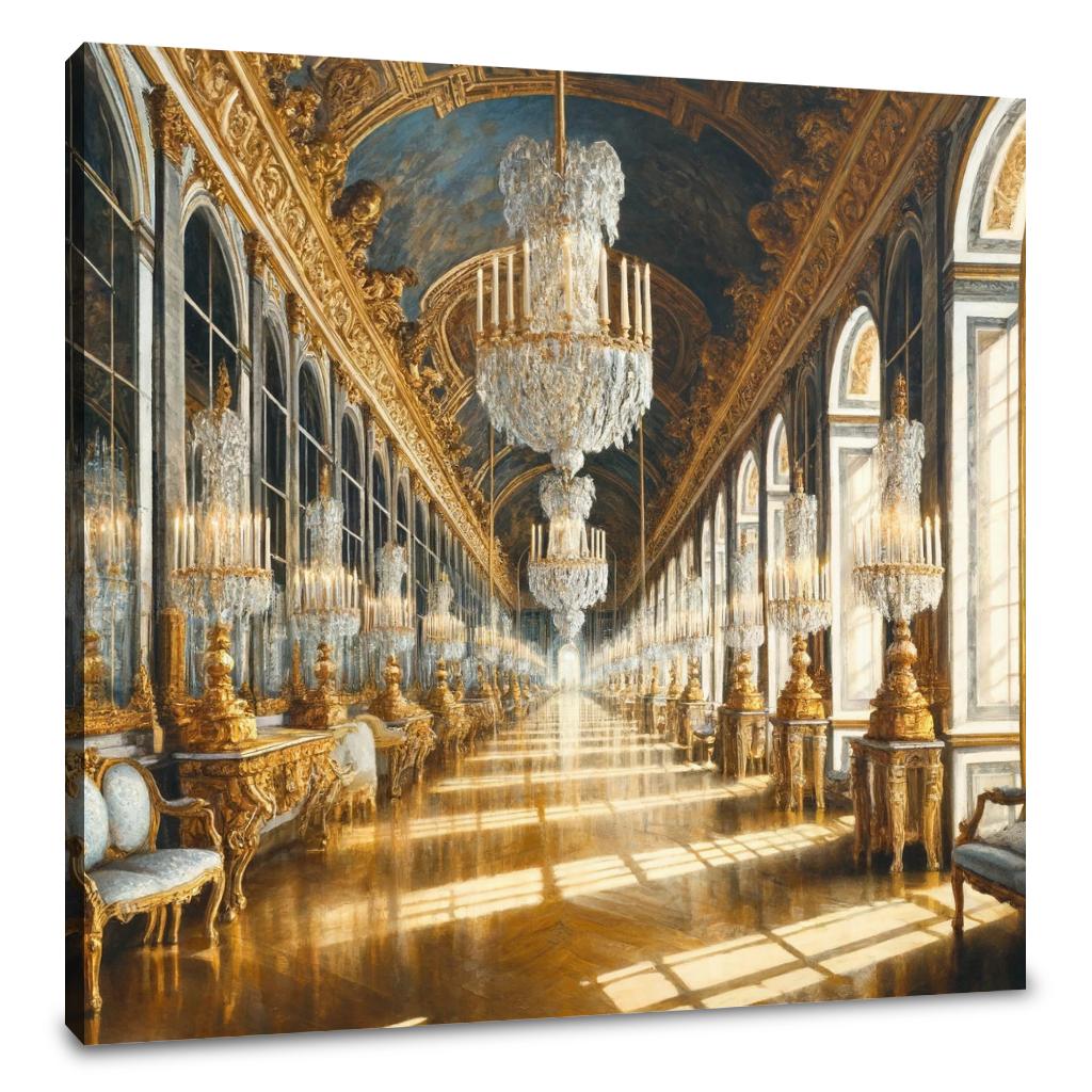 Hall of Mirrors Versailles Paris Canvas