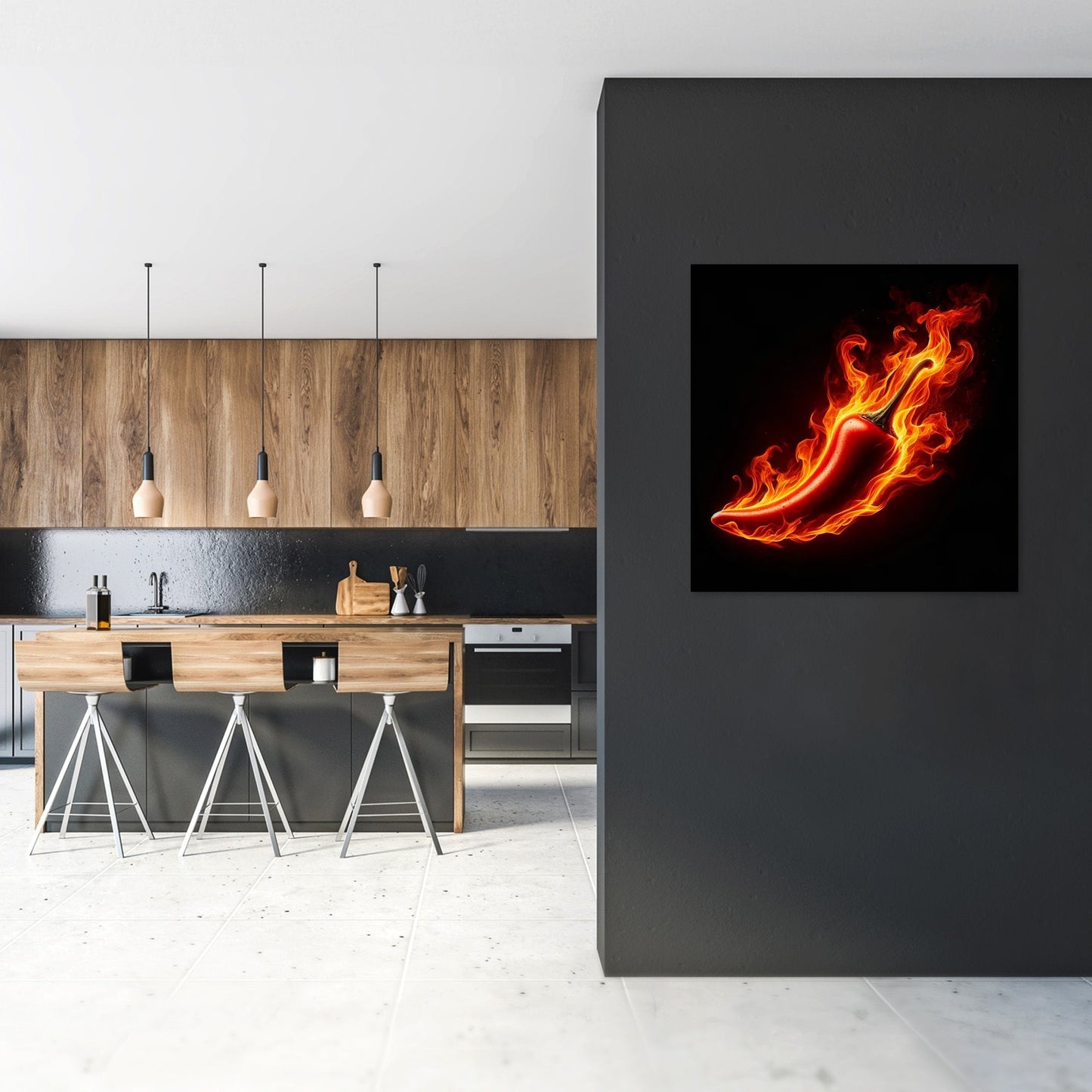 Inferno Pepper Canvas