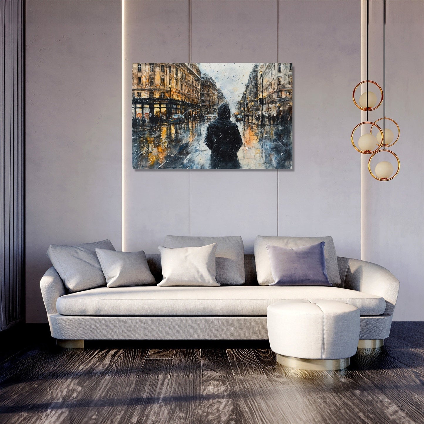 Shadowed Pursuit Canvas