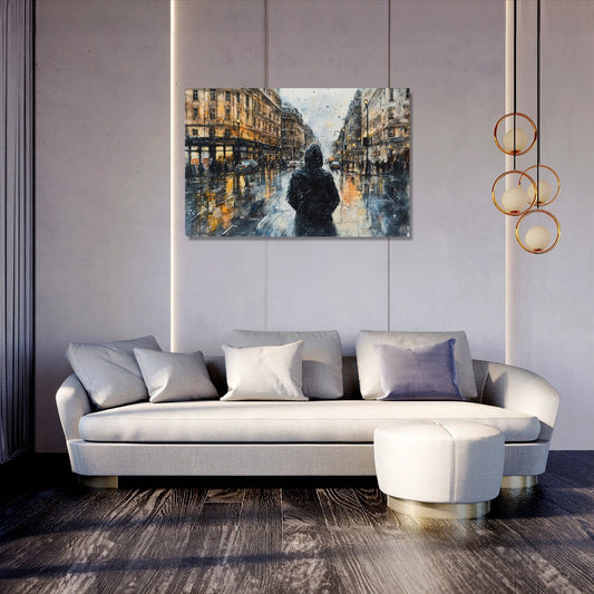 Shadowed Pursuit Canvas