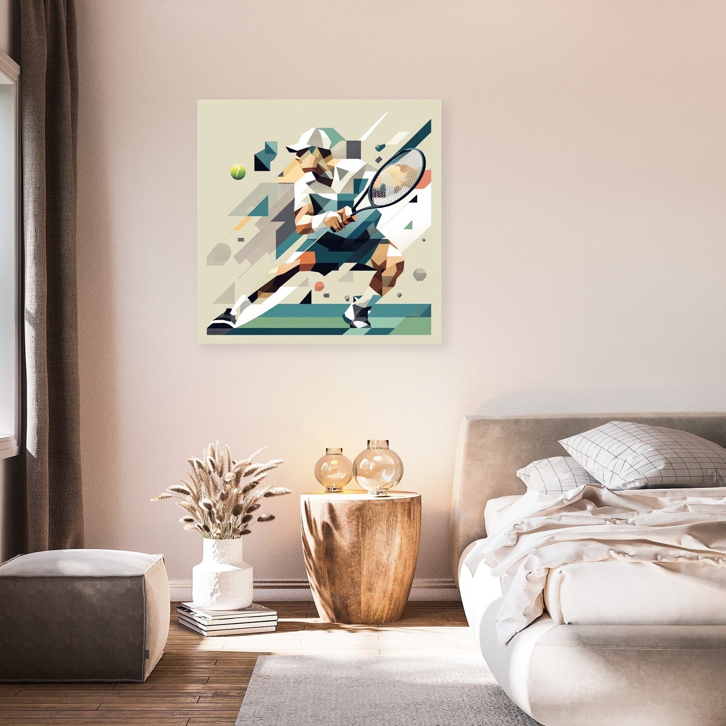 Dynamic Tennis Canvas