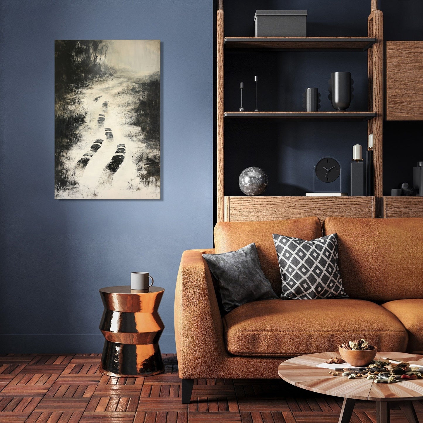 Disappearing Footprints Canvas