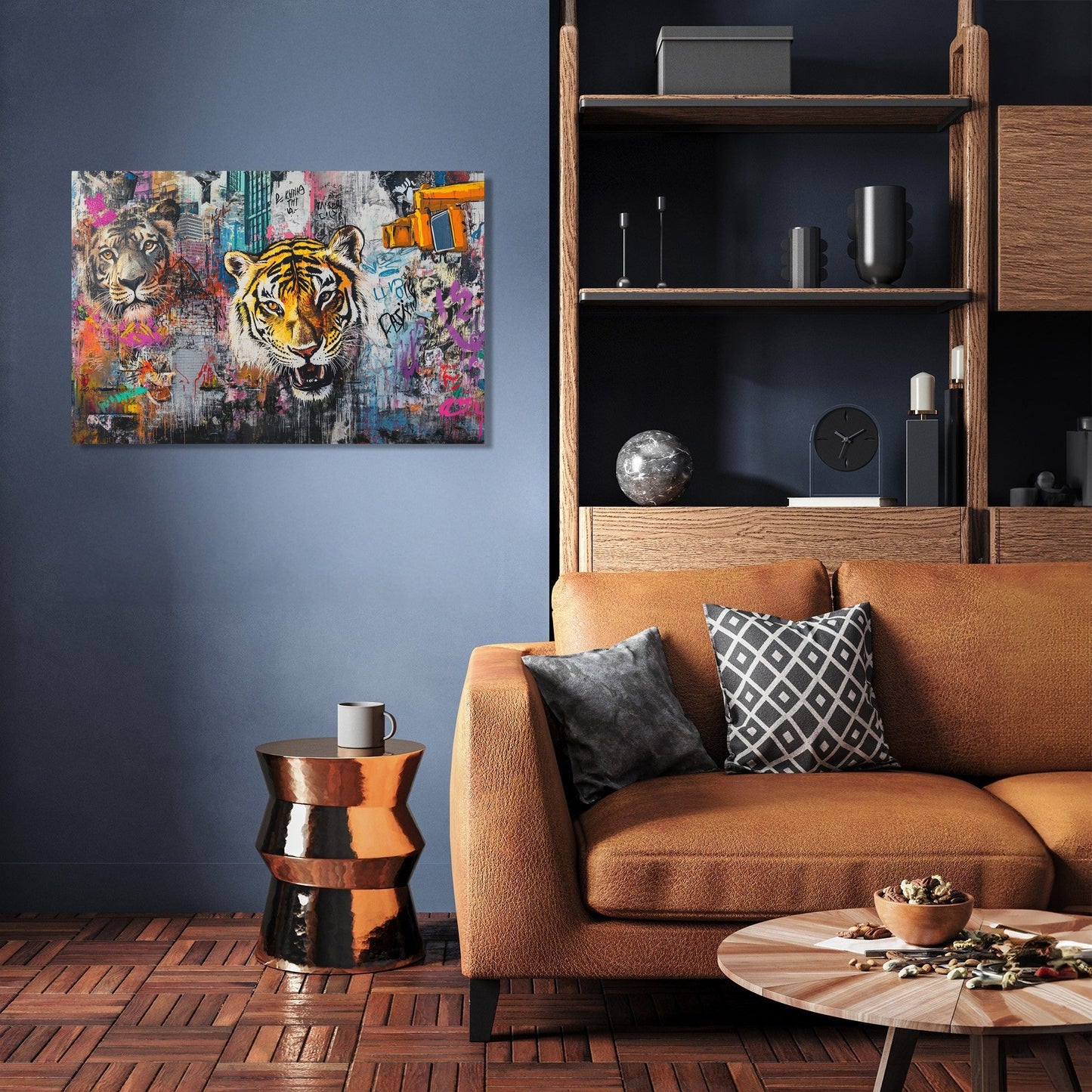 Urban Jungle Animals Canvas