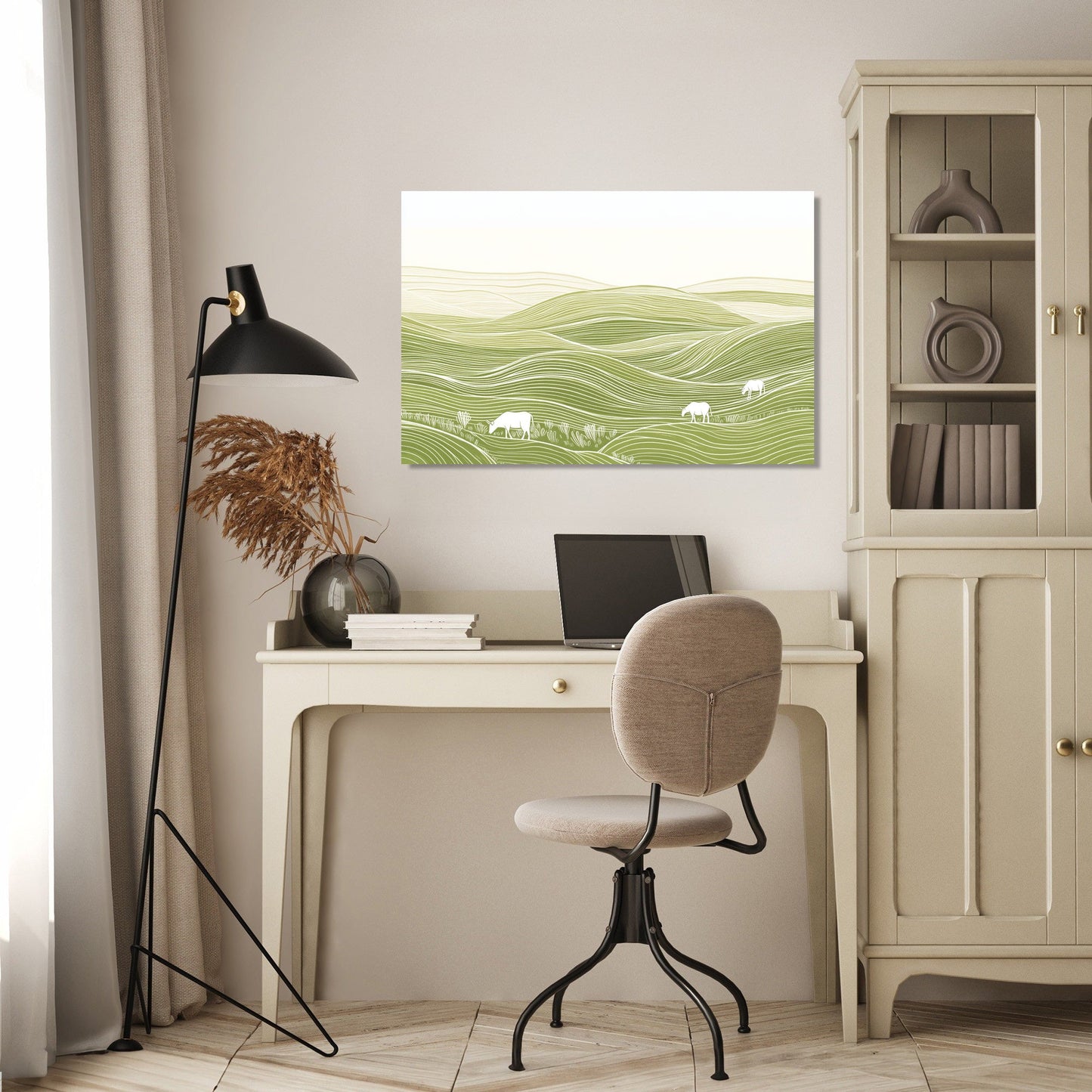 Grazing Fields Canvas