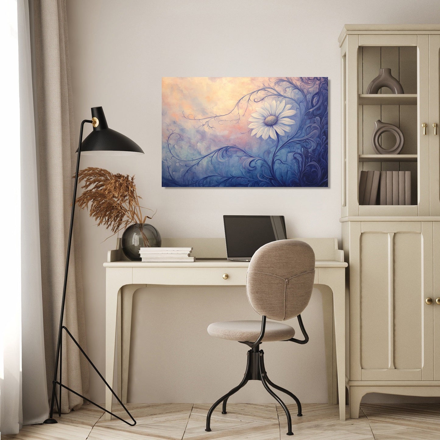 Melancholic Daisy Canvas