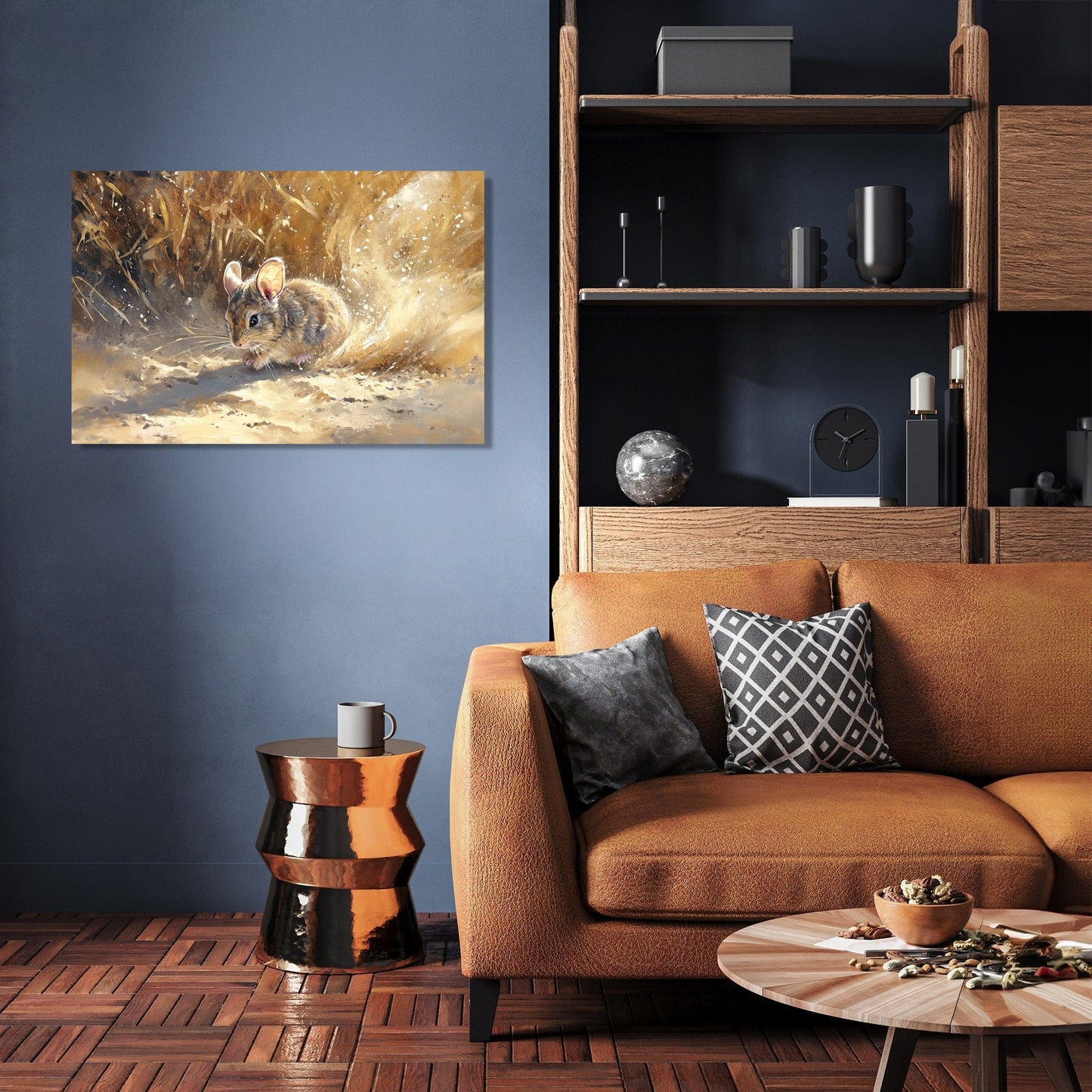 Chinchilla in Sunlit Canvas