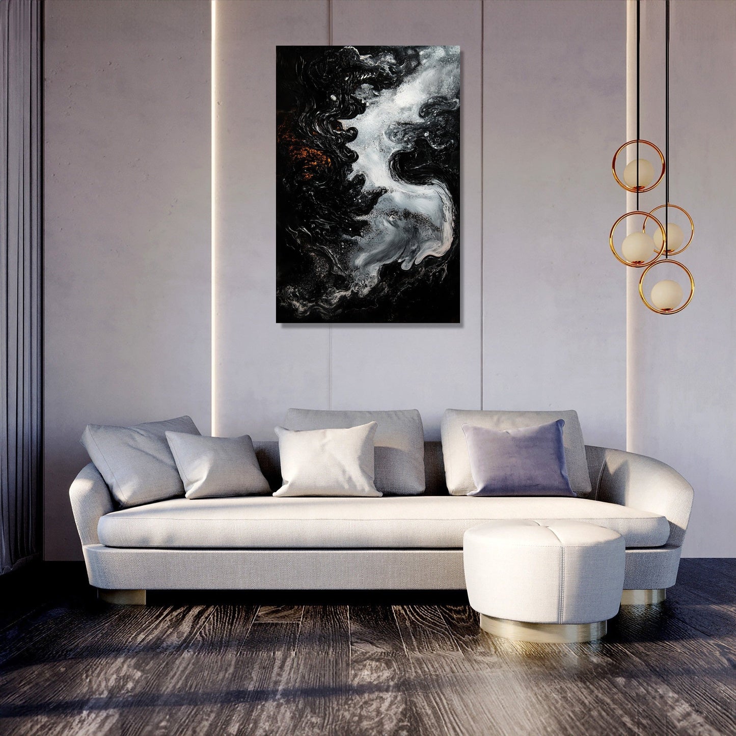 Enigmatic Shadows Canvas