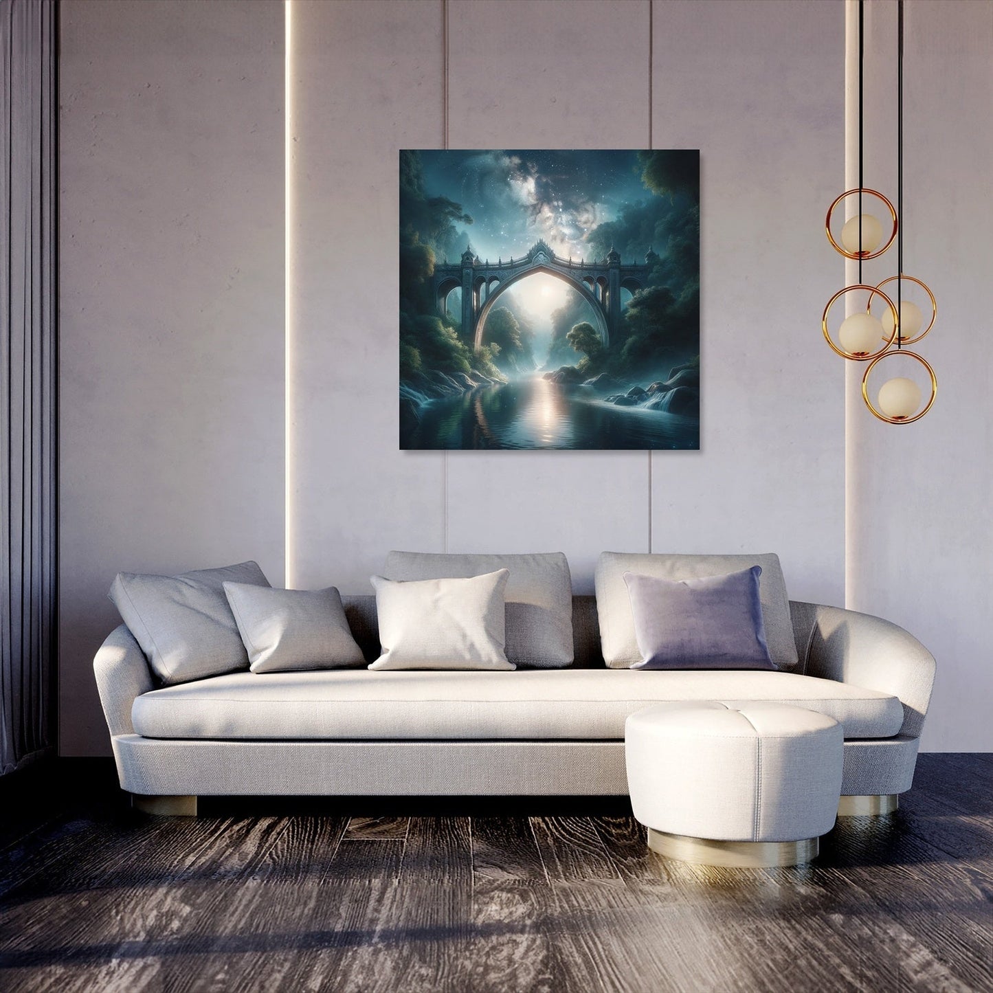 Galactic Bridge Canvas