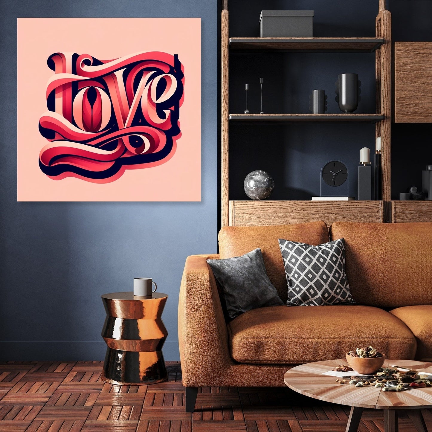 Typography Love Canvas